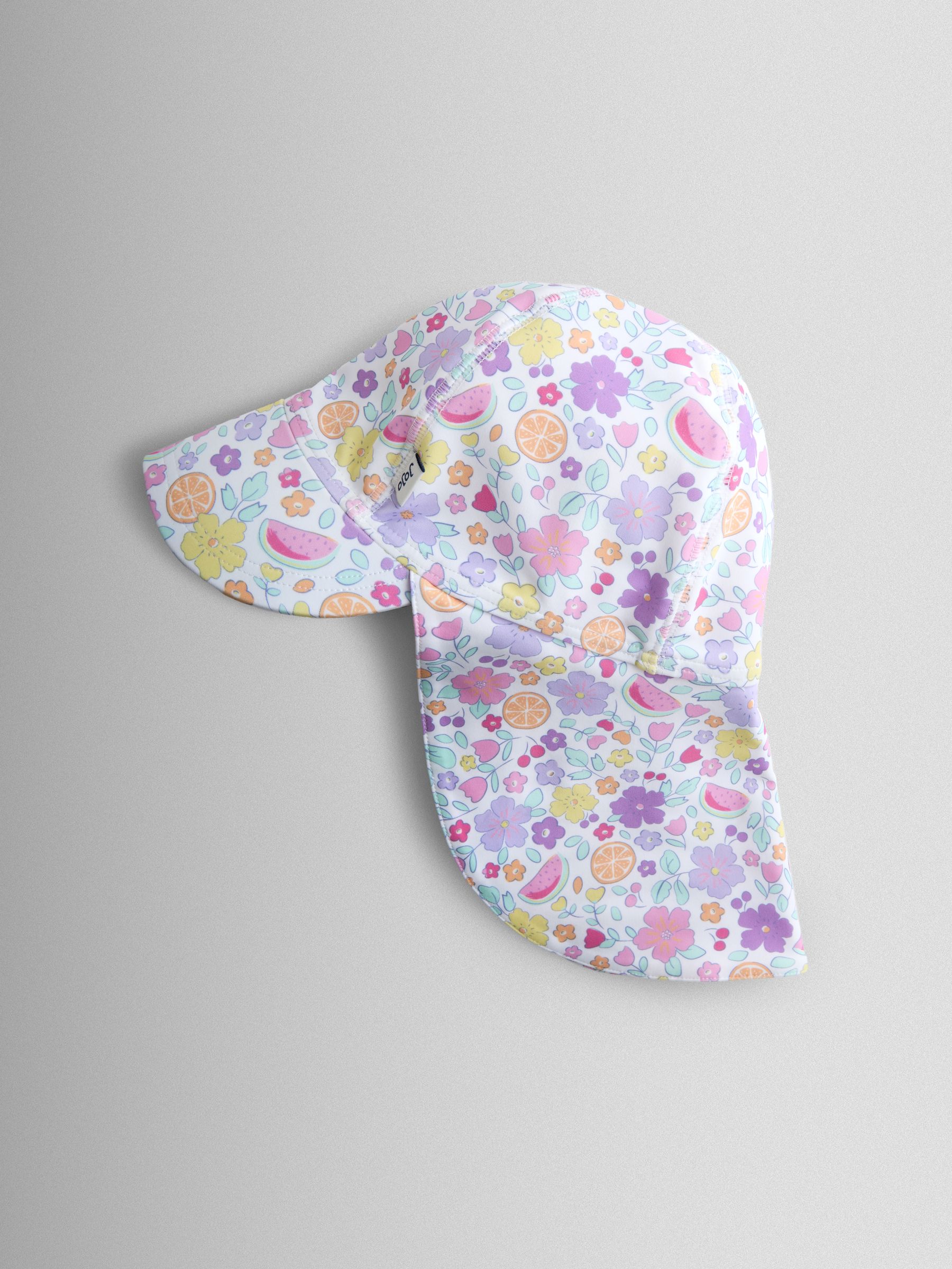 Lilac Fruit Ditsy Sun Protection Swim Hat - Image 1 of 4