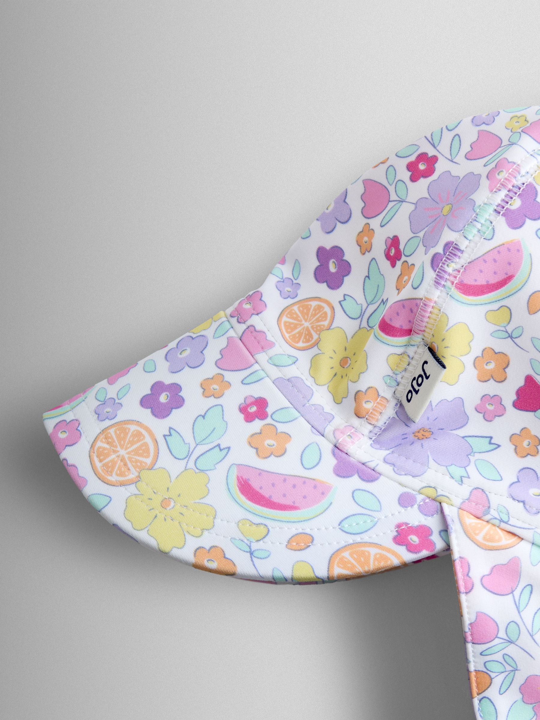 Lilac Fruit Ditsy Sun Protection Swim Hat - Image 3 of 4