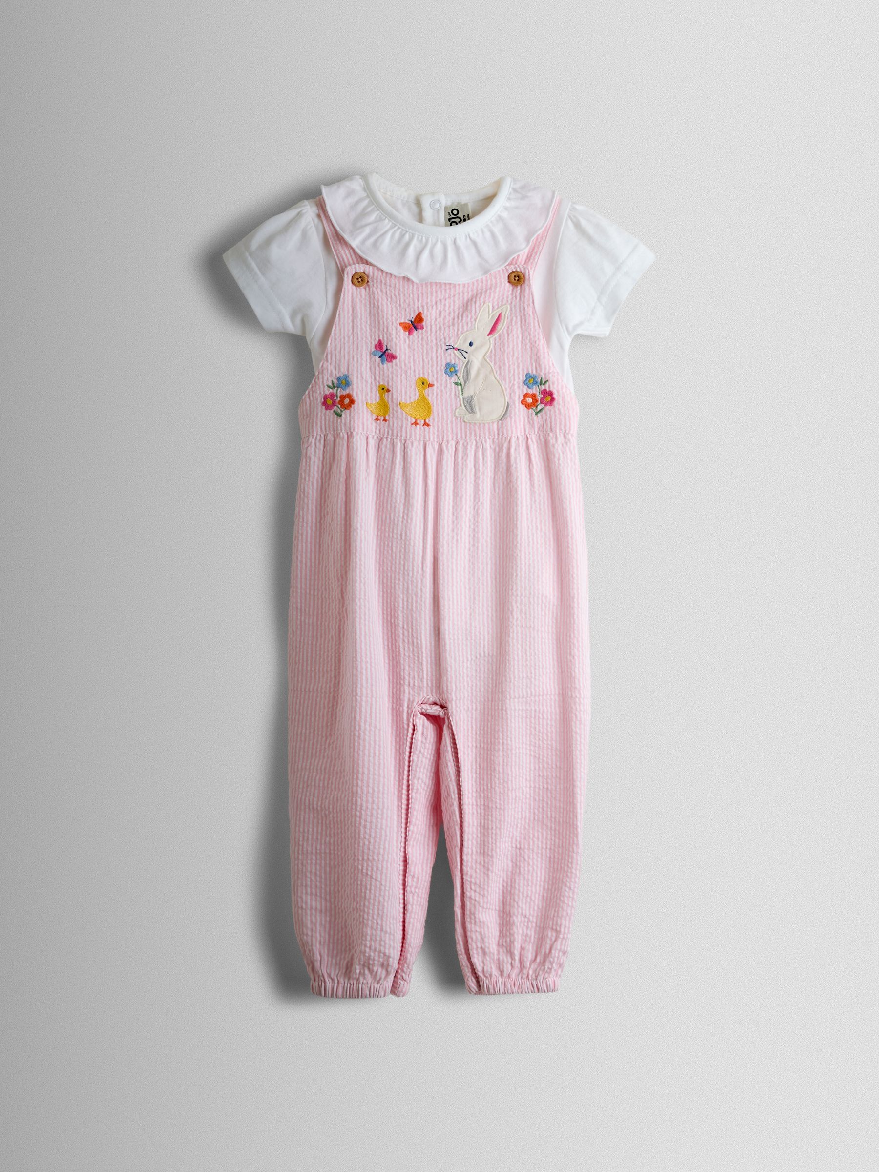 Pink Dungarees Set - Image 1 of 6