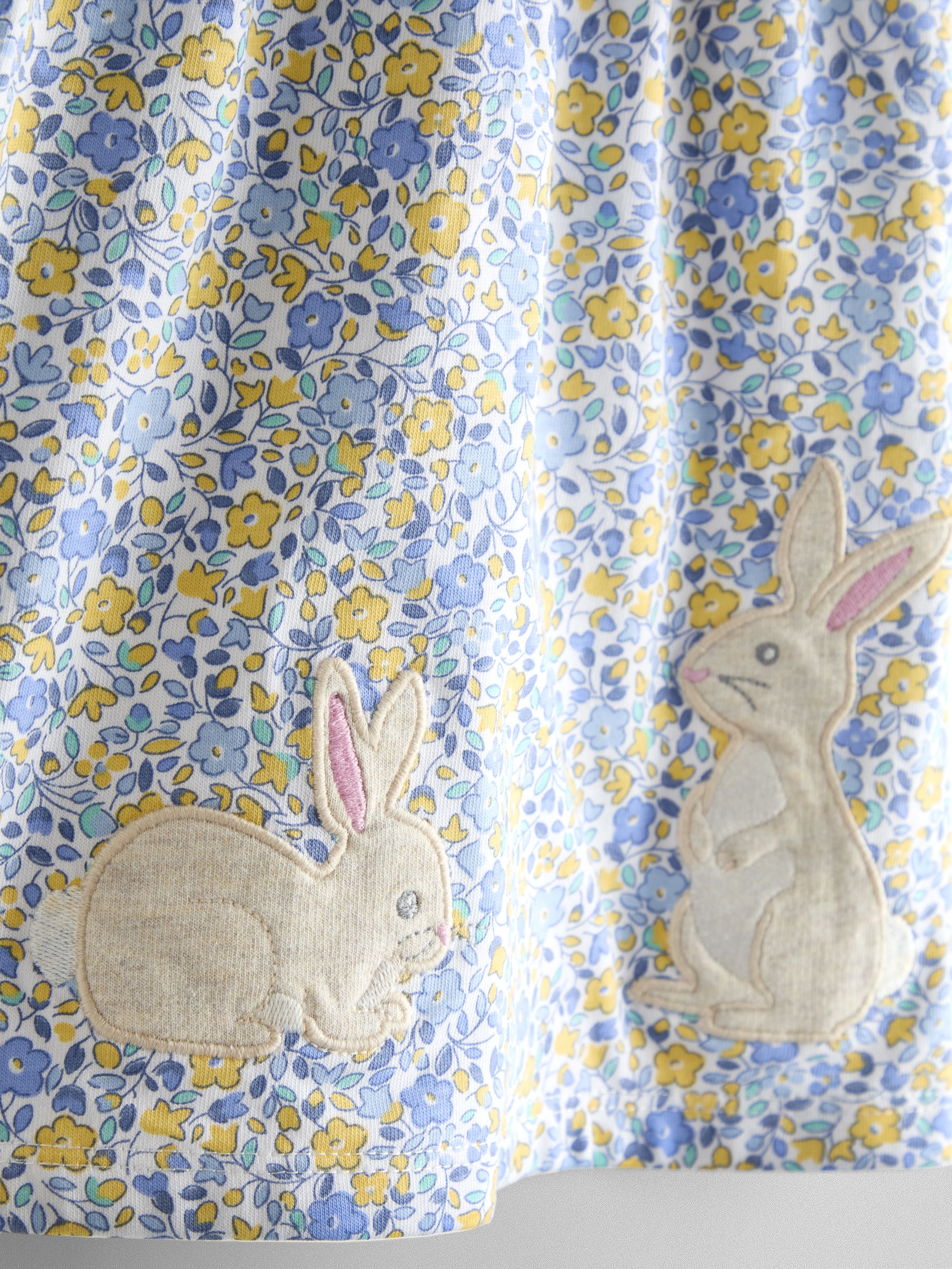 Mid Yellow Bunny Appliqué Frill Top And Leggings Set - Image 6 of 7