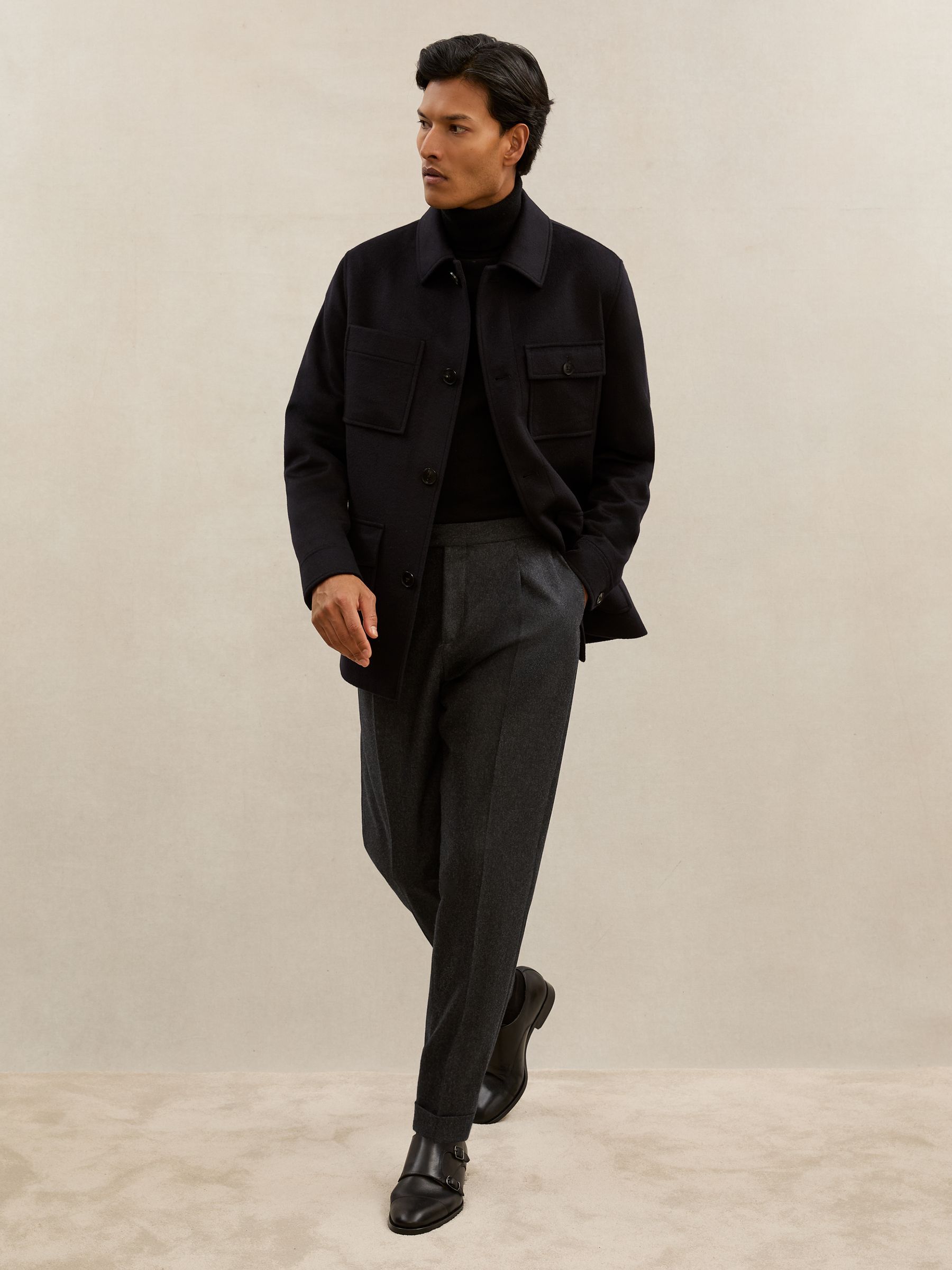 Atelier Wool Tapered Trousers