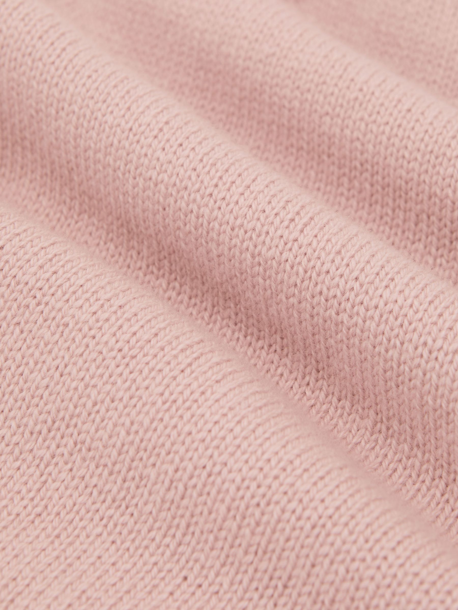 3-9 yrs Wool-Cashmere Roll-Neck Jumper in Pink - Image 5 of 5