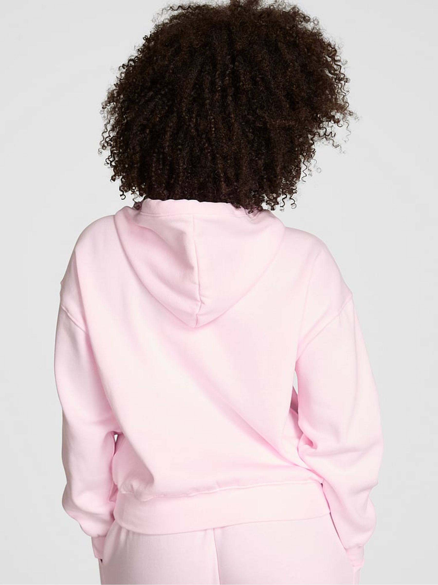 Pink Tulip Logo Fleece Zip Up Hoodie - Image 2 of 2