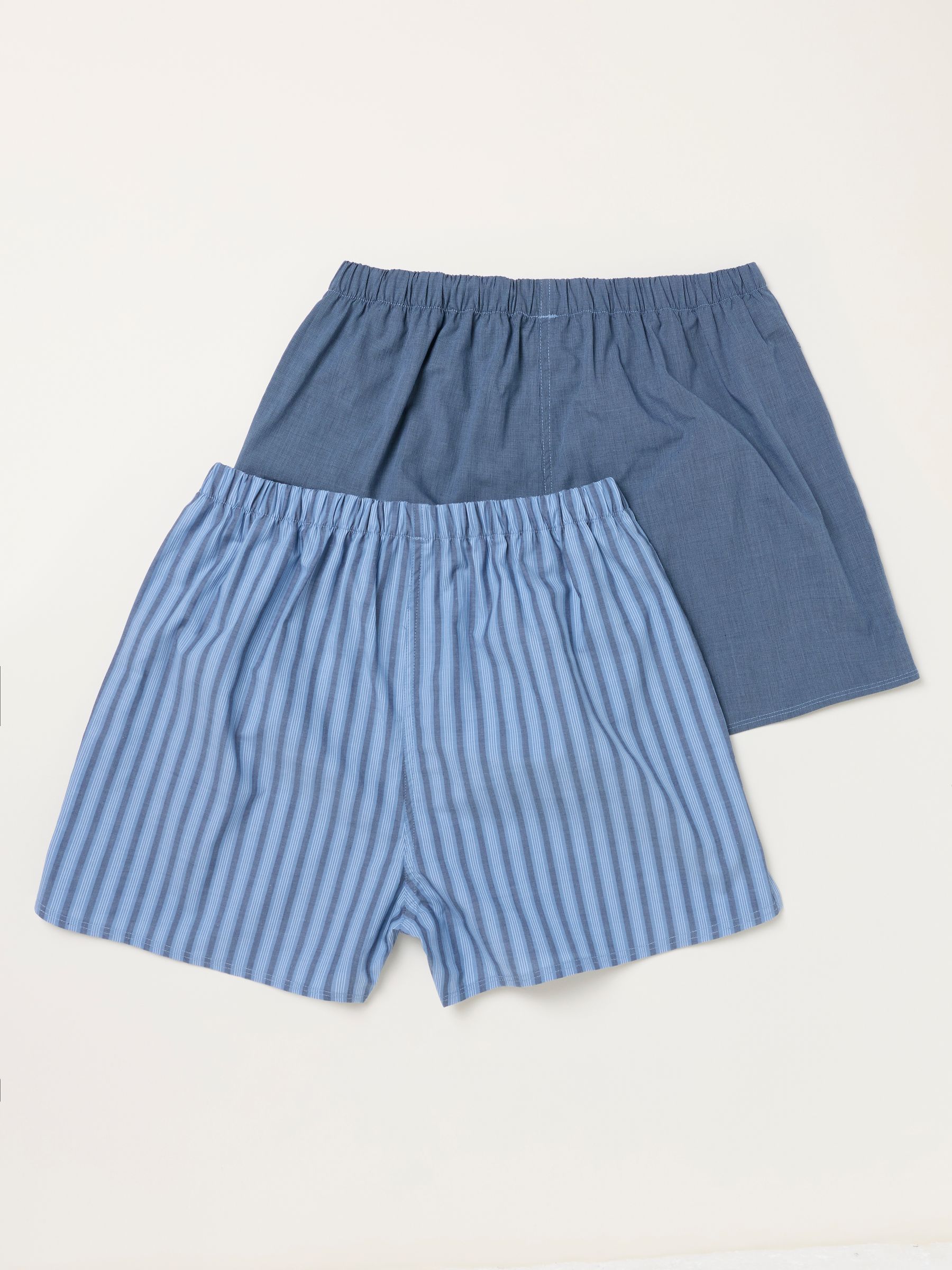 Blue 2 Pack Woven Boxers - Image 2 of 3