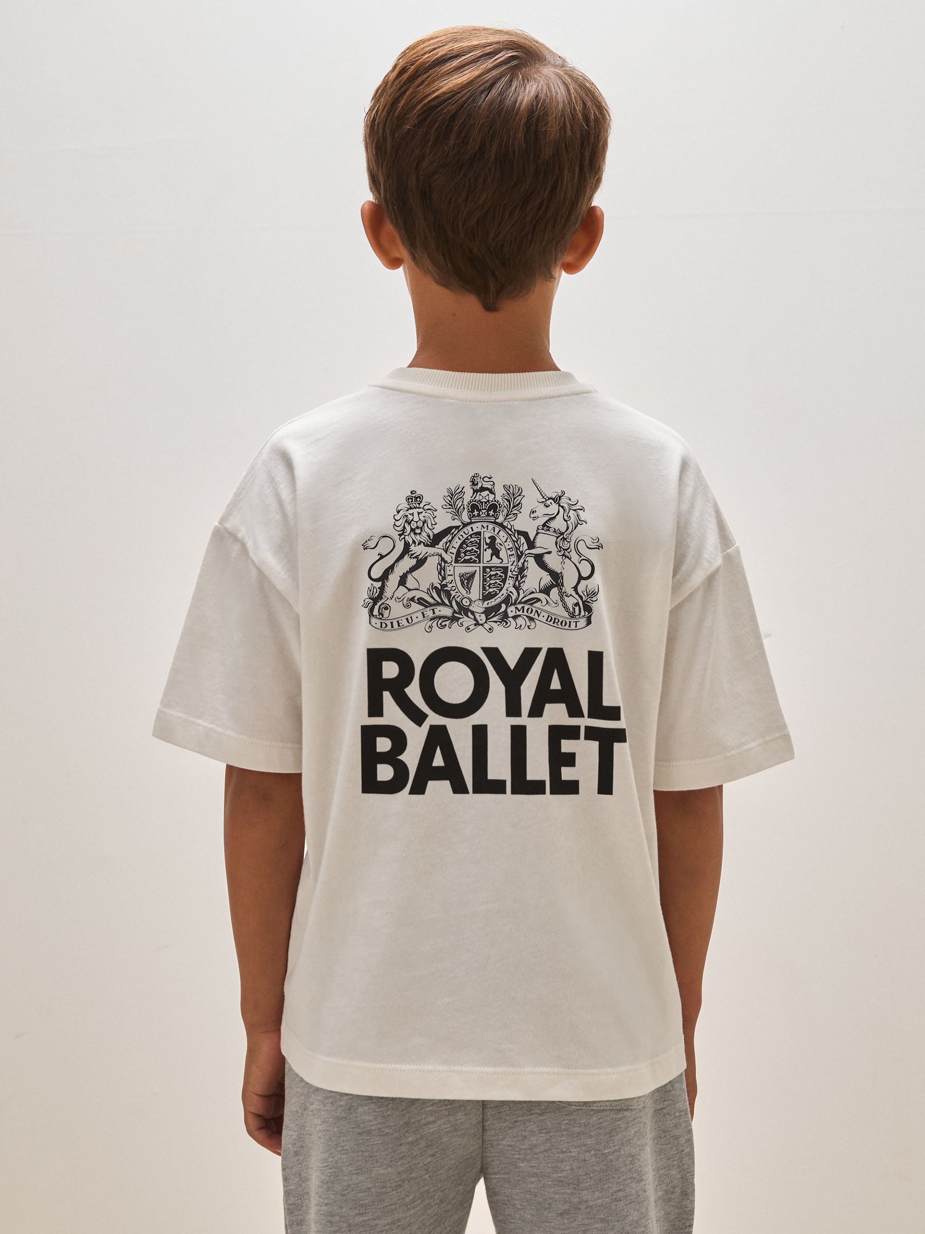 Reiss 9-13 yrs Reiss | Royal Ballet Logo T-Shirt Unisex Fit in