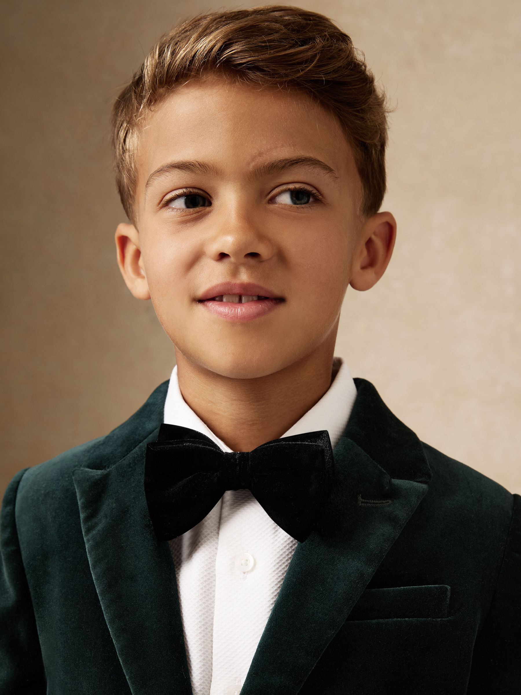 Velvet Bow Tie in Black - Image 5 of 5