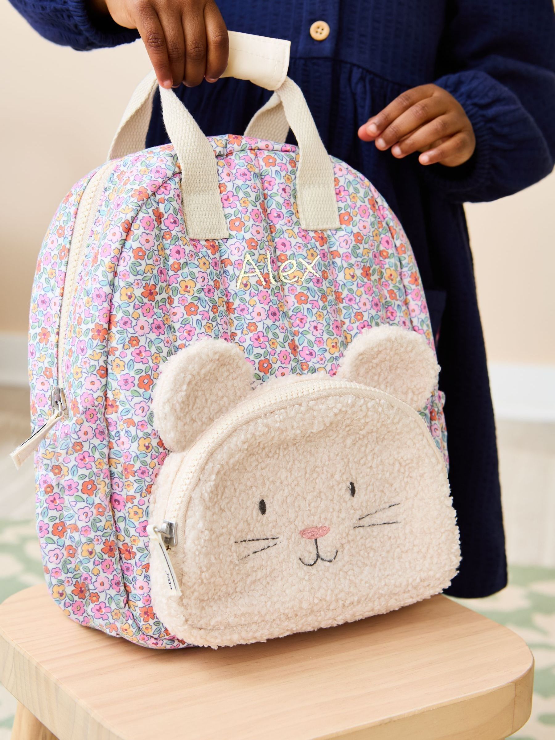 Pink Personalised Backpack - Image 1 of 1