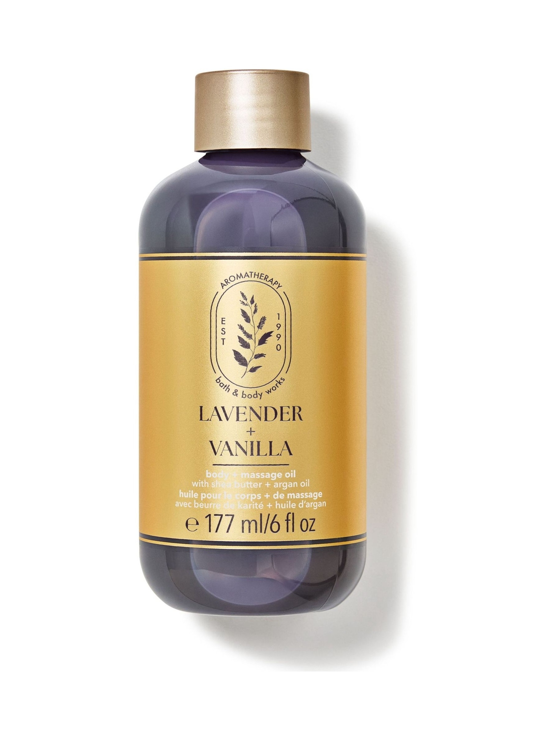 Lavender Vanilla Body and Massage Oil 118 ml - Image 1 of 2