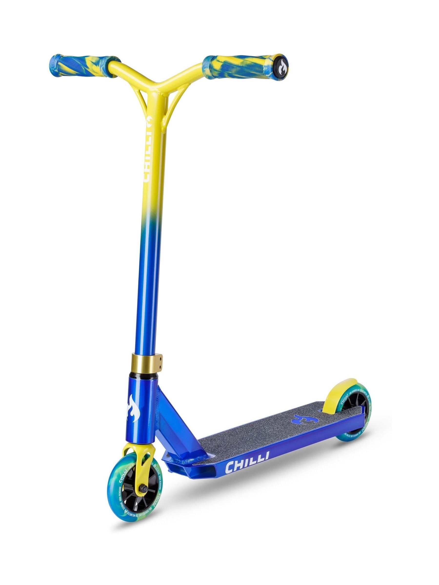 Blue/Yellow Chilli Pro Jumpstart Scooter - Image 1 of 6