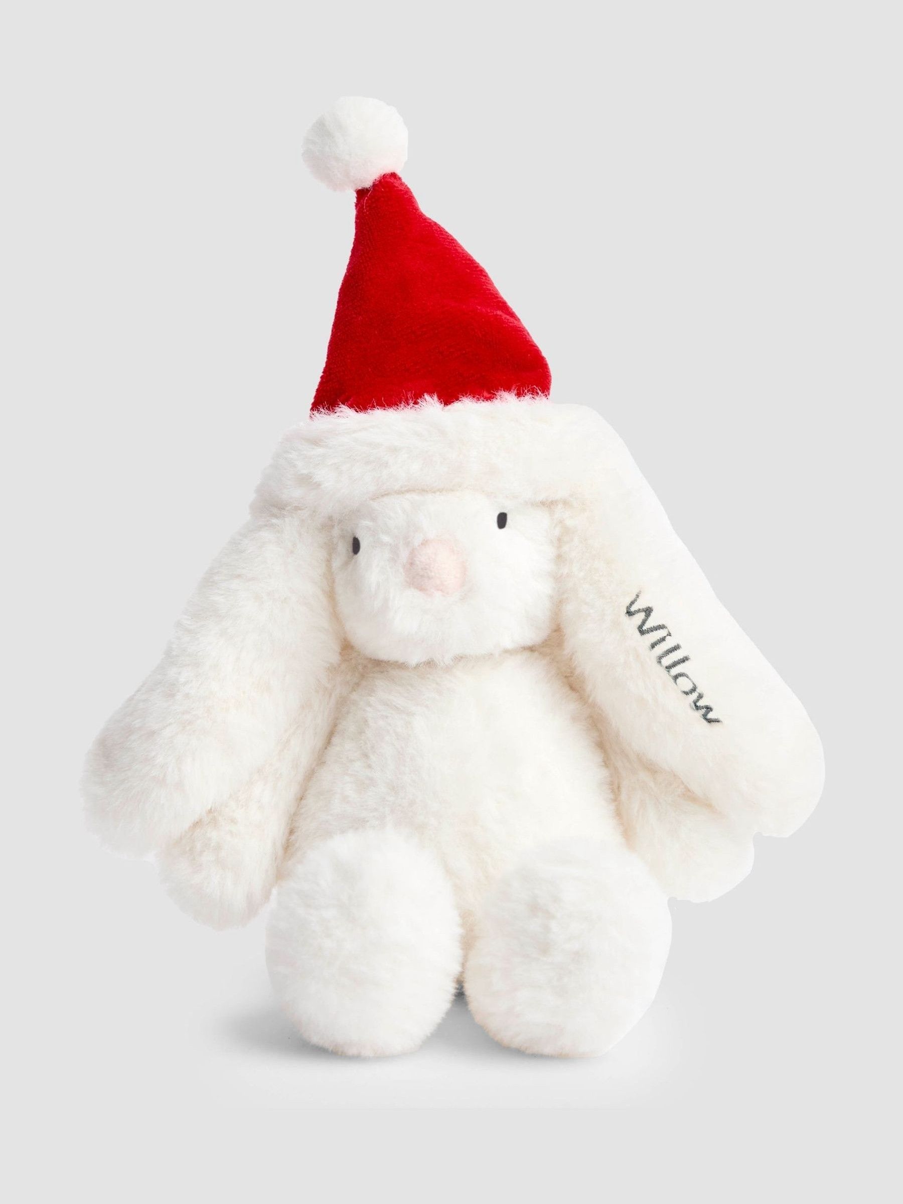 Personalised Christmas Betsy Bunny Soft Toy Plushie - Small - Image 1 of 2