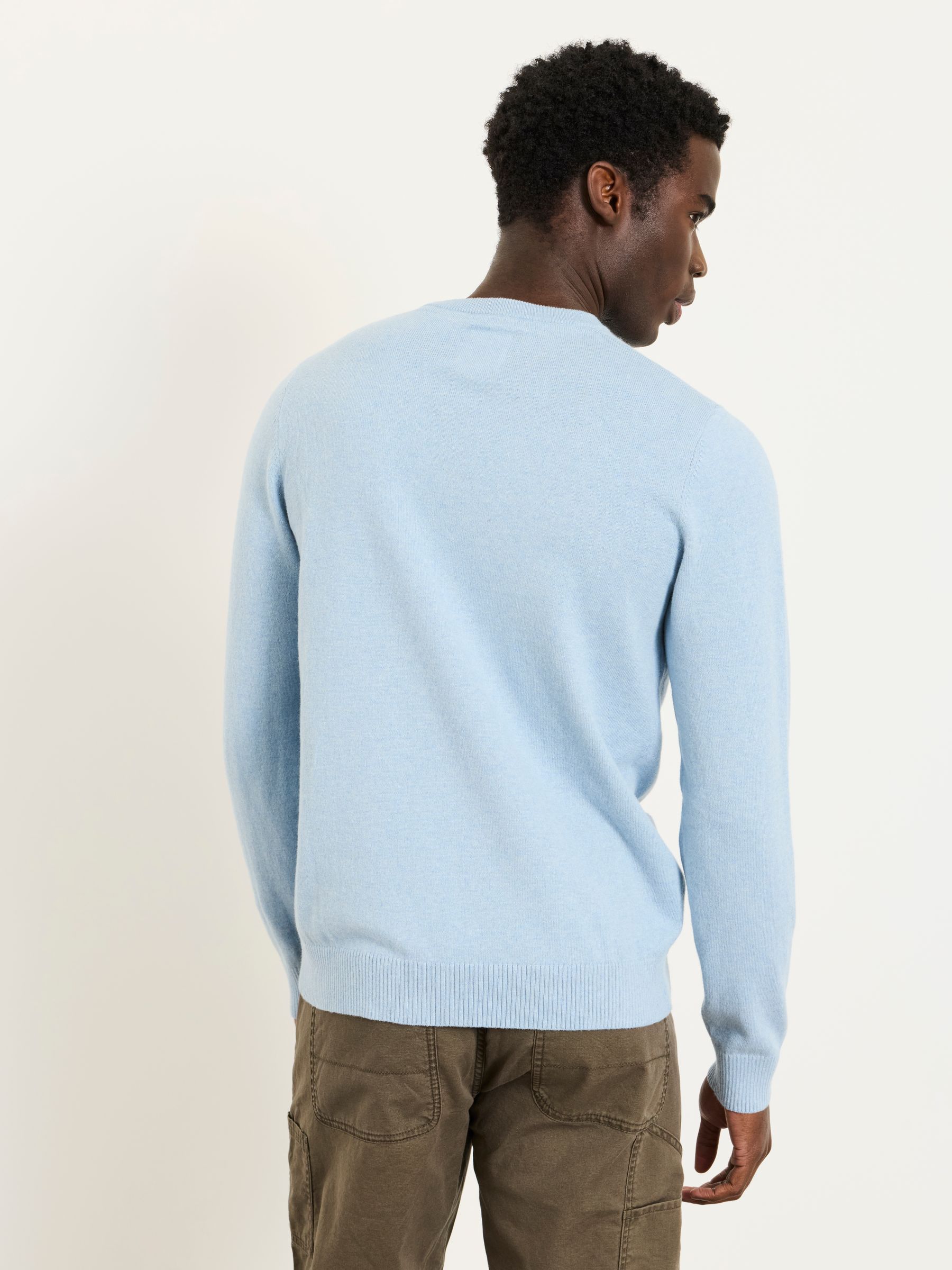 Rye Light Blue Crew Neck Knitted Jumper - Image 2 of 6