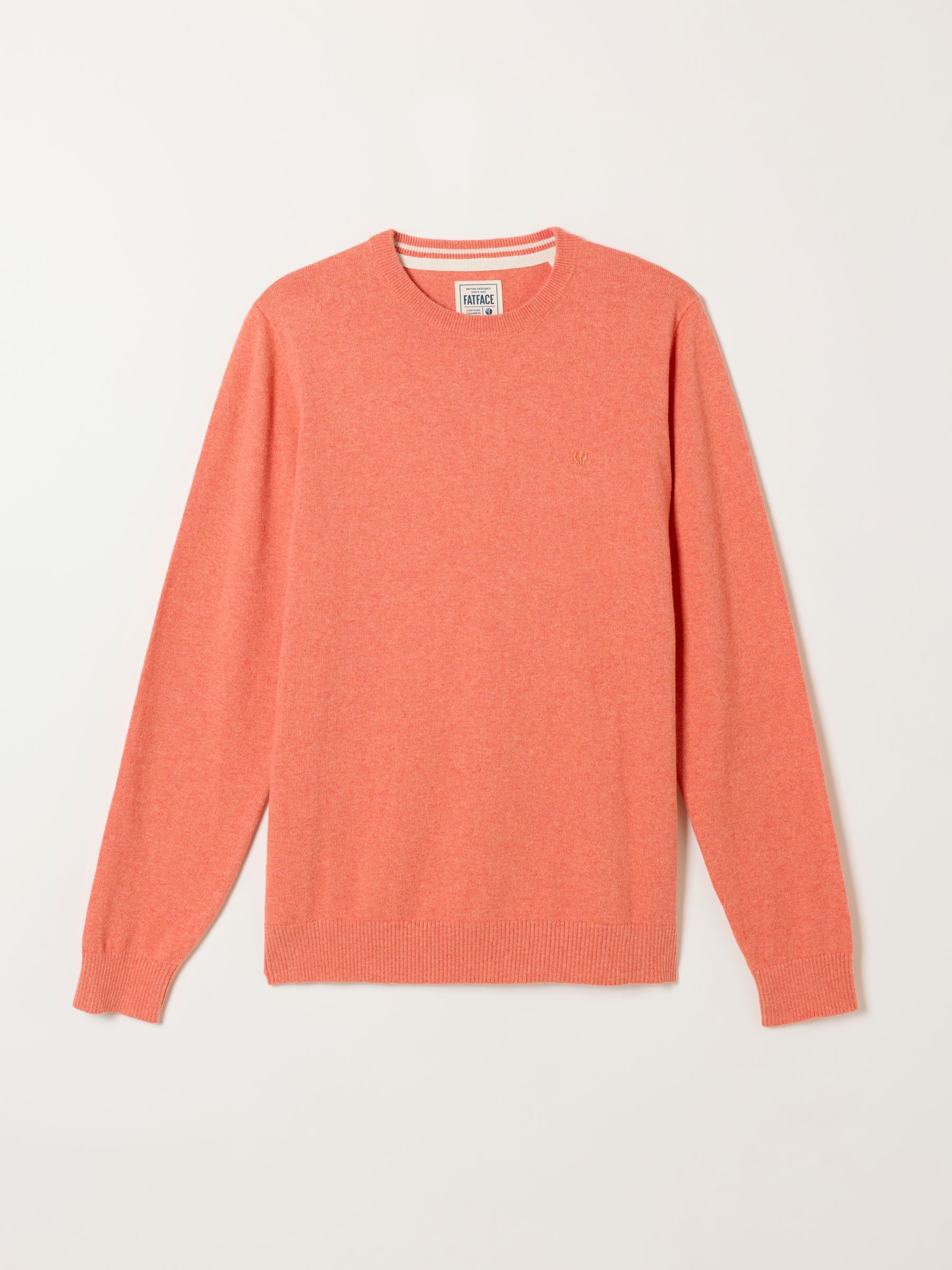 Rye Orange Crew Neck Knitted Jumper - Image 1 of 1
