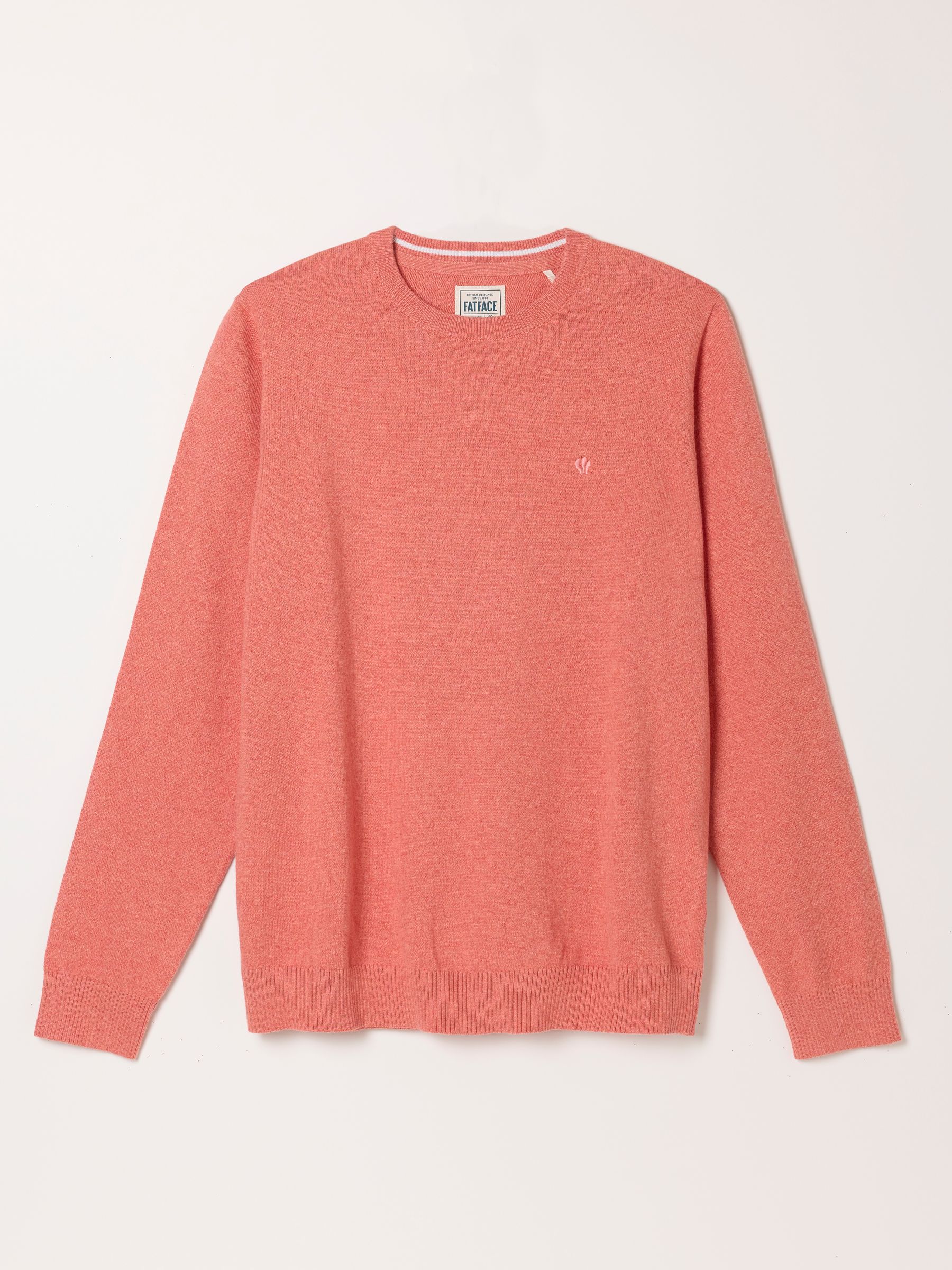 Rye Orange Crew Neck Knitted Jumper - Image 5 of 5