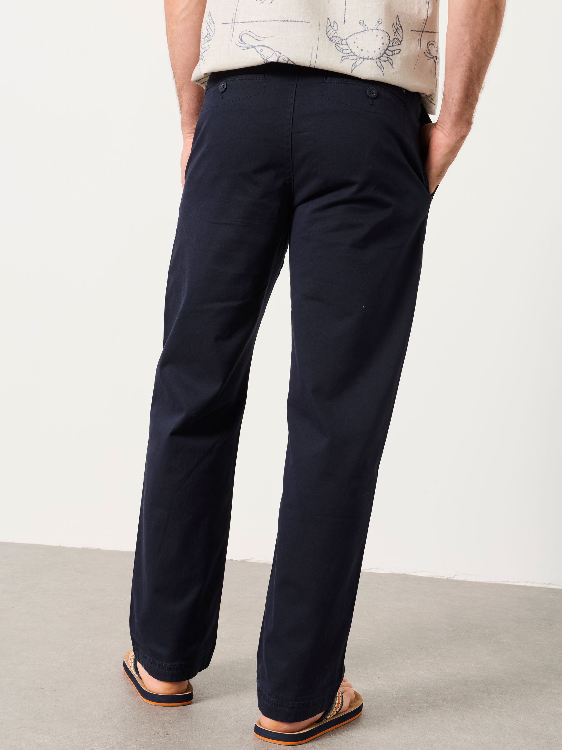 Carbis Navy Relaxed Fit Chinos - Image 2 of 5