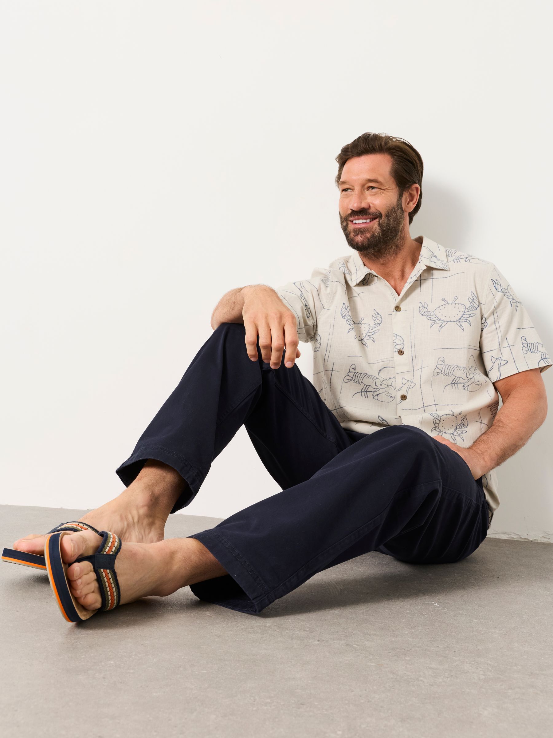 Carbis Navy Relaxed Fit Chinos - Image 5 of 5
