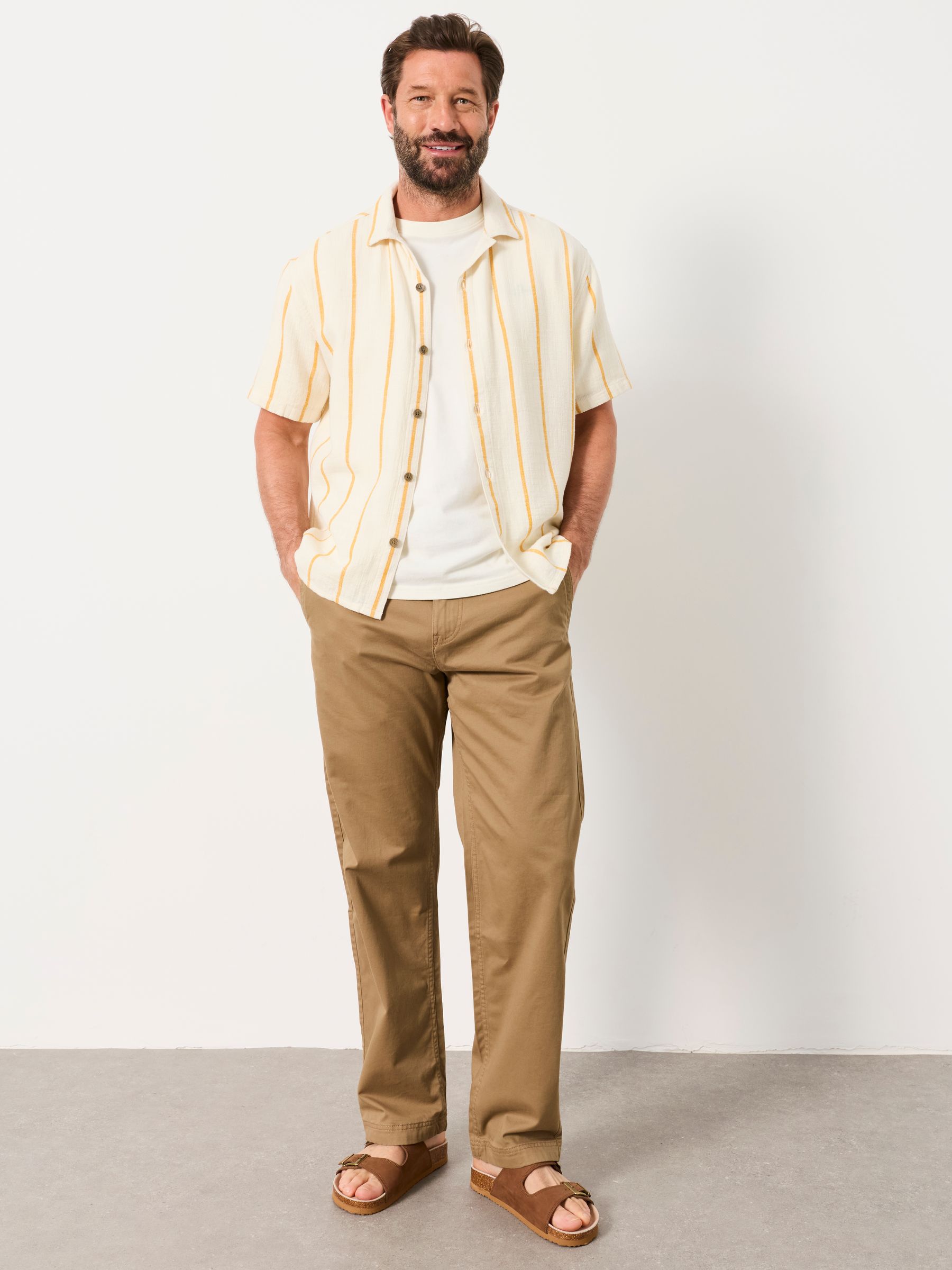 Carbis Stone Relaxed Fit Chinos - Image 3 of 5