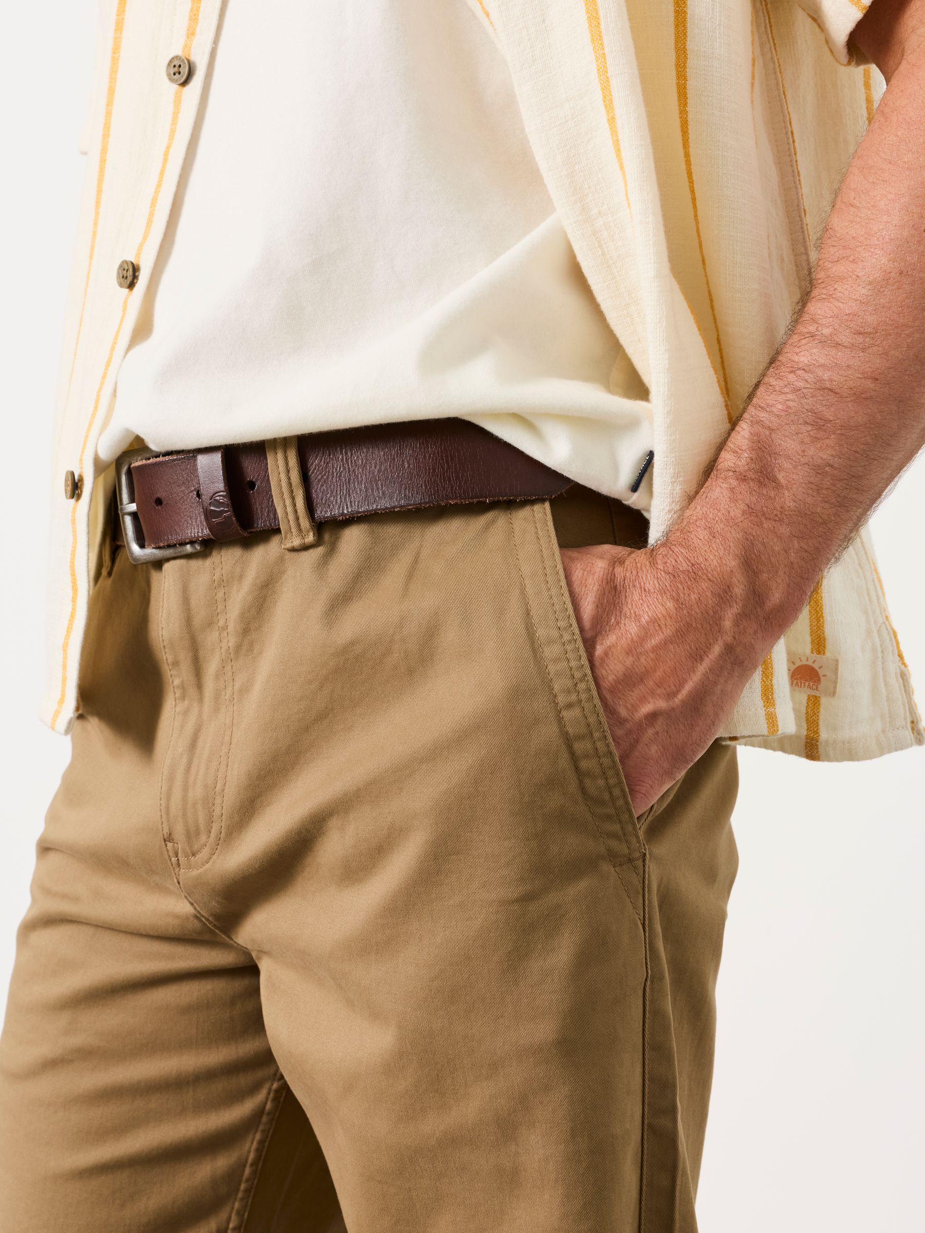 Carbis Stone Relaxed Fit Chinos - Image 4 of 5