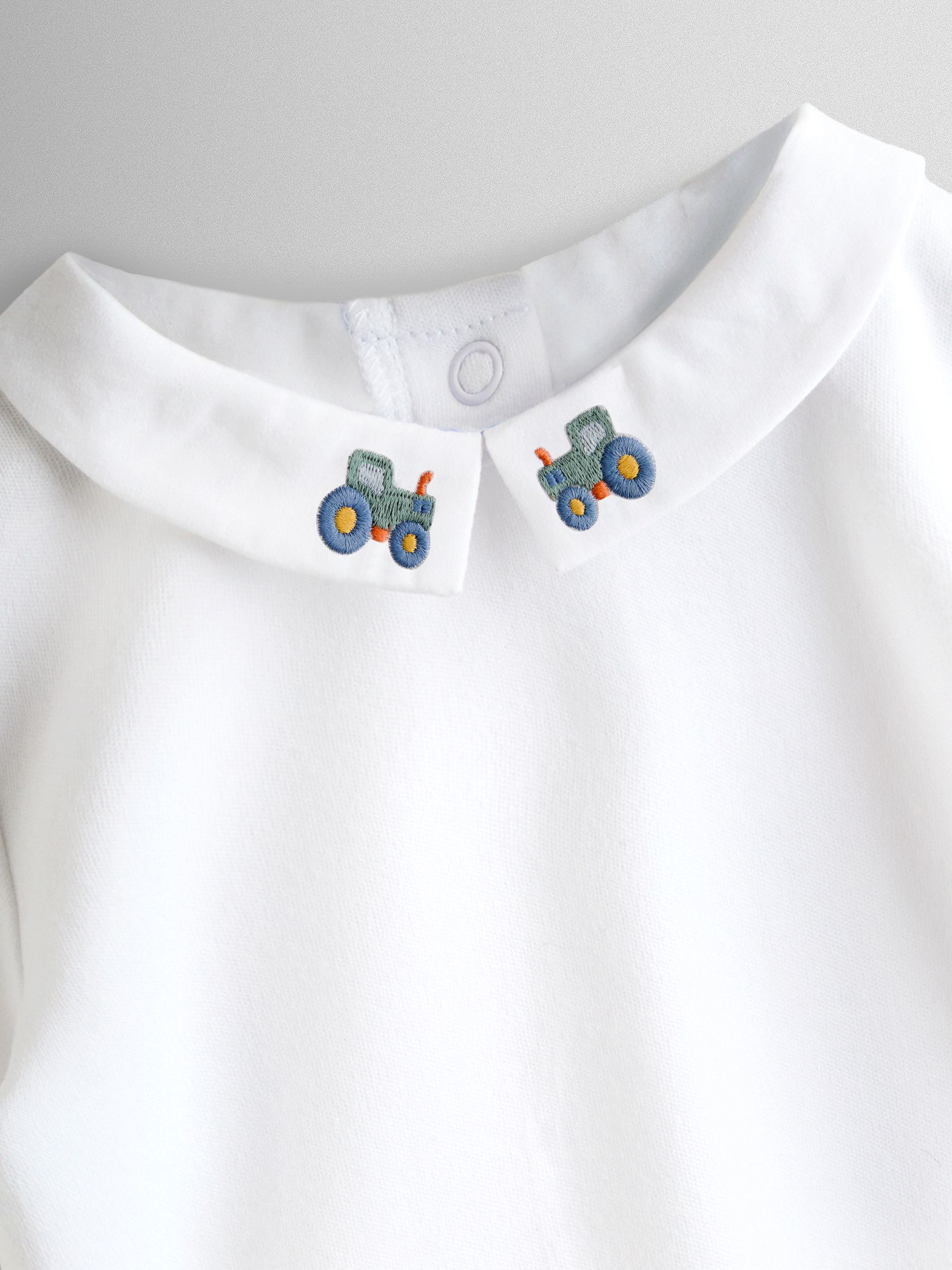 White Embroidered Collar Body - Image 3 of 3