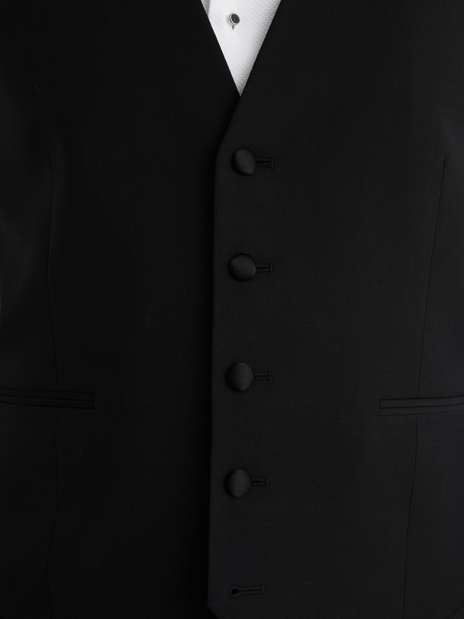 Wool-Blend Tailored-Fit Waistcoat in Black - image 5
