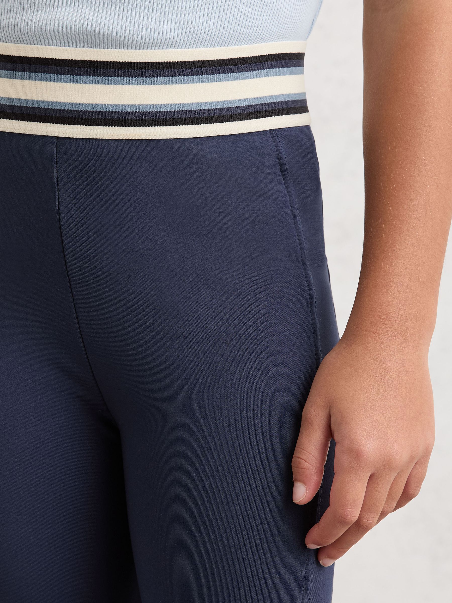 3-9 yrs Stripe-Waist Leggings in Blue - Bild 4 von 5