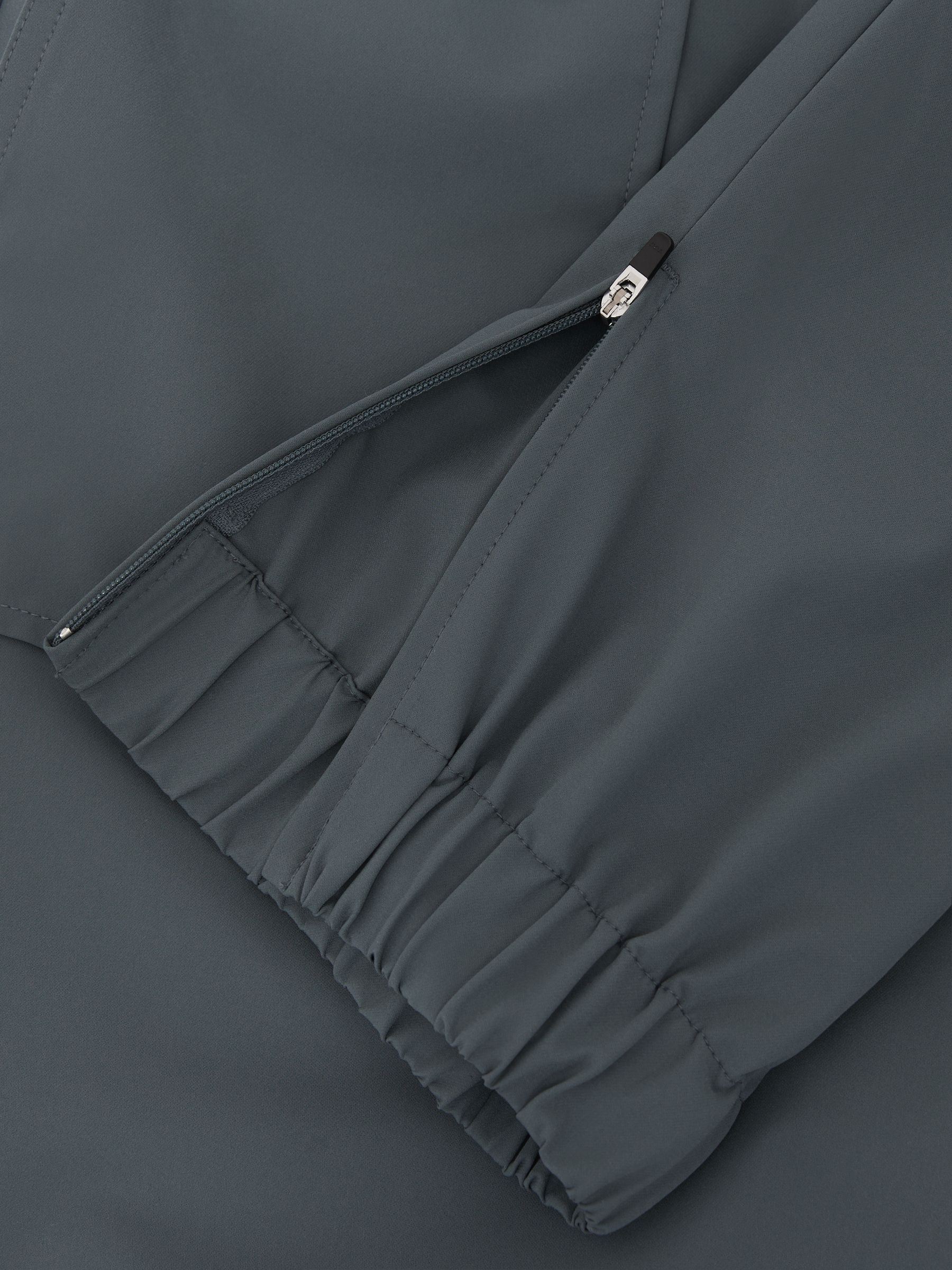 Technical Cuffed Drawstring Trousers in Airforce Blue - image 3