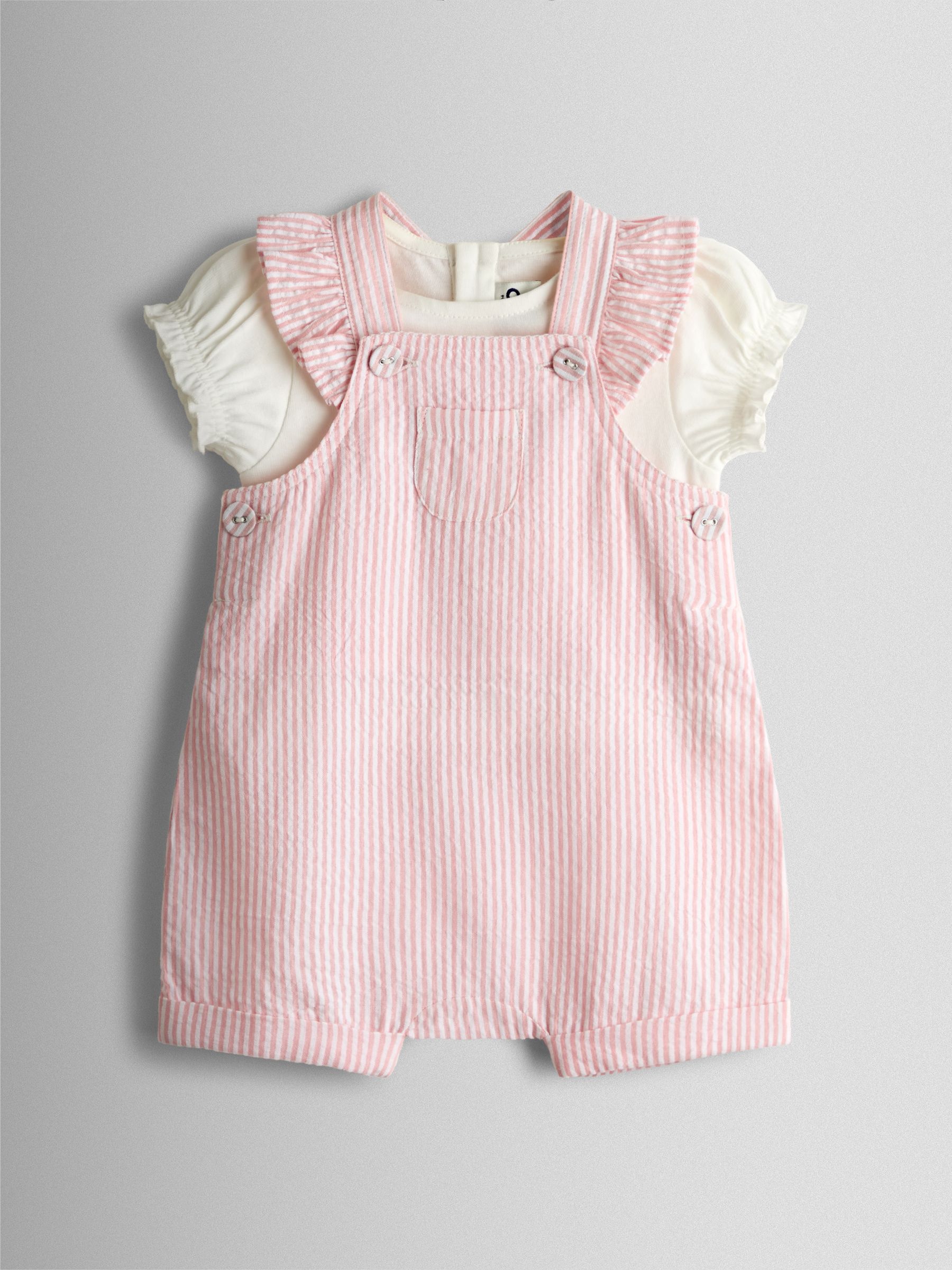 Pink Dungarees Set - Image 1 of 6