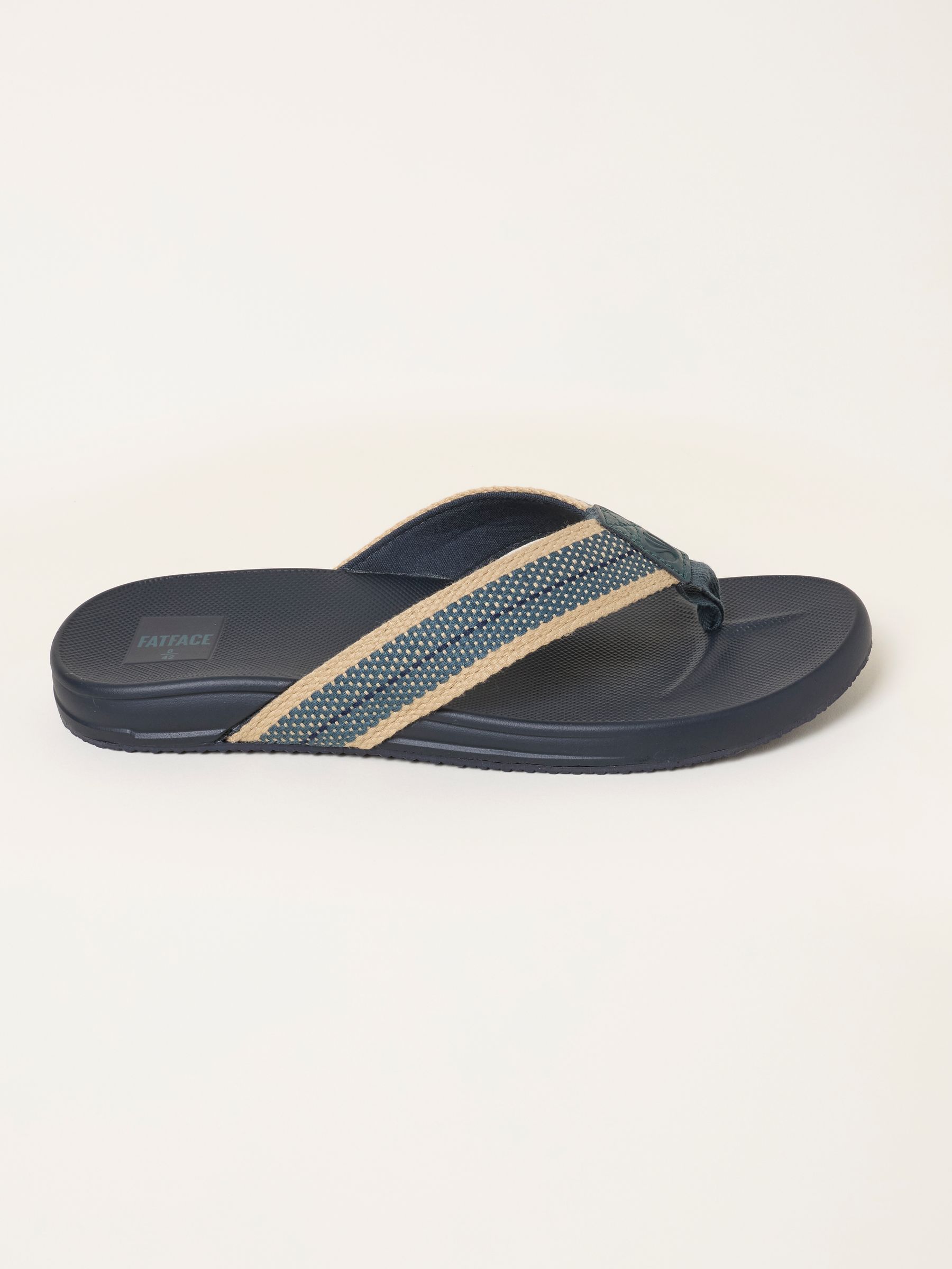 Teal Blue Burke Raffia Flip Flop - Image 1 of 3
