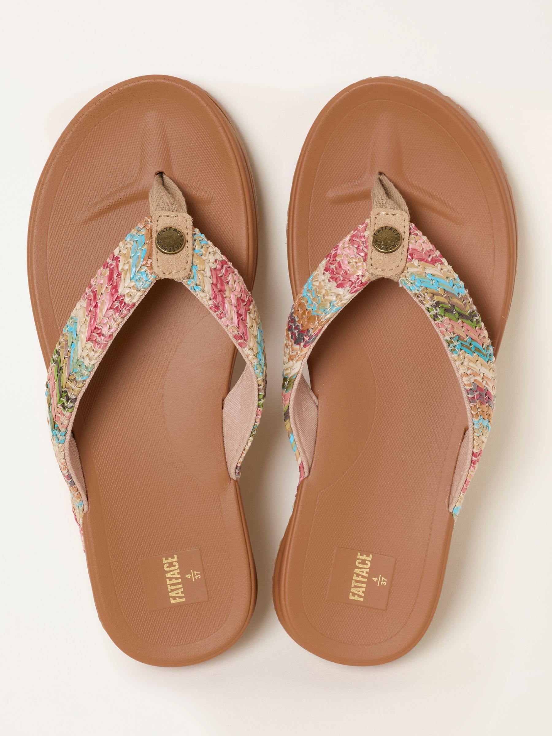 Edie Tan Brown Comfort Flip Flop - Image 3 of 3