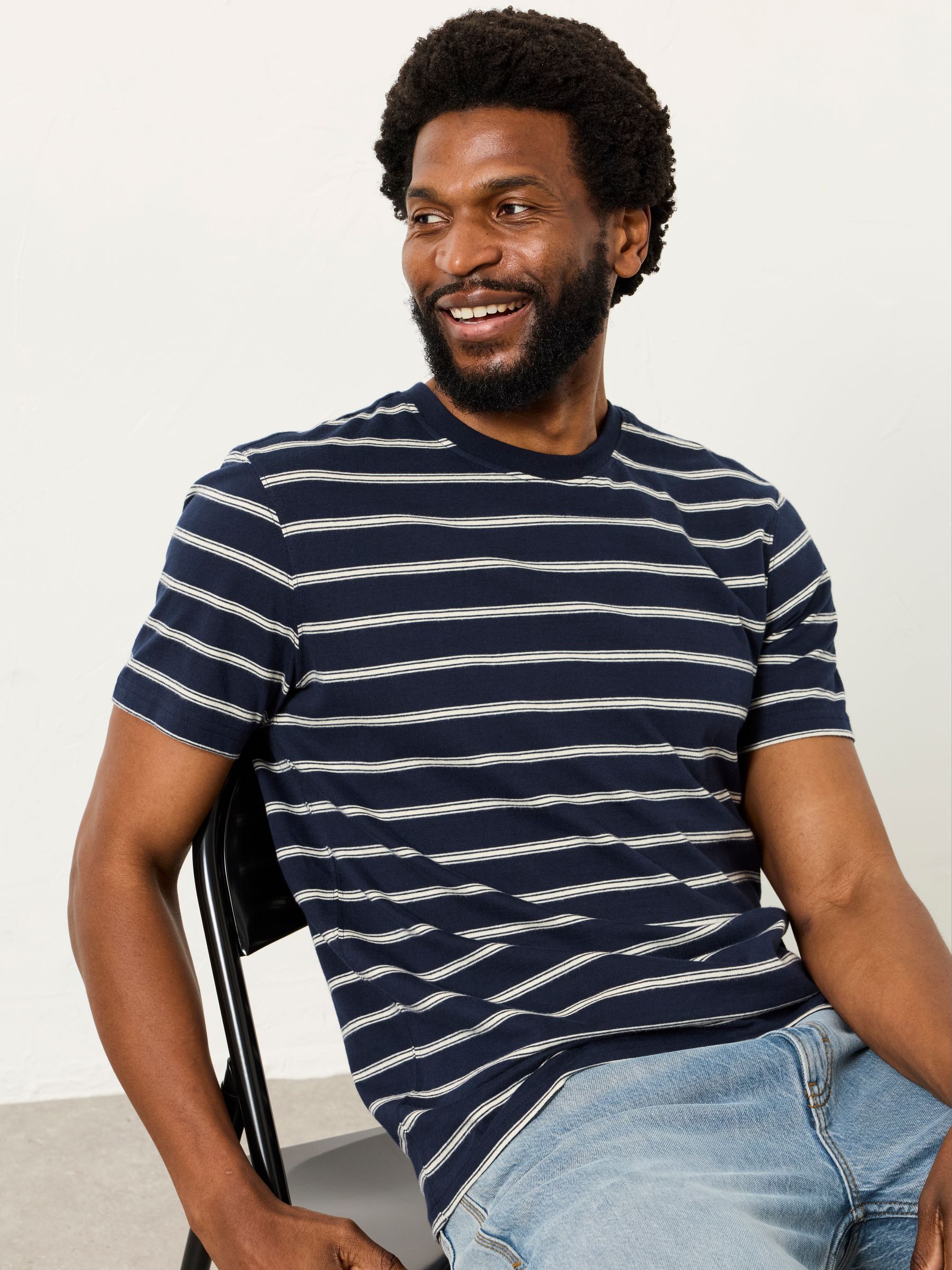 Blue Short Sleeve Stripe T-shirts 2 Pack - Image 2 of 7