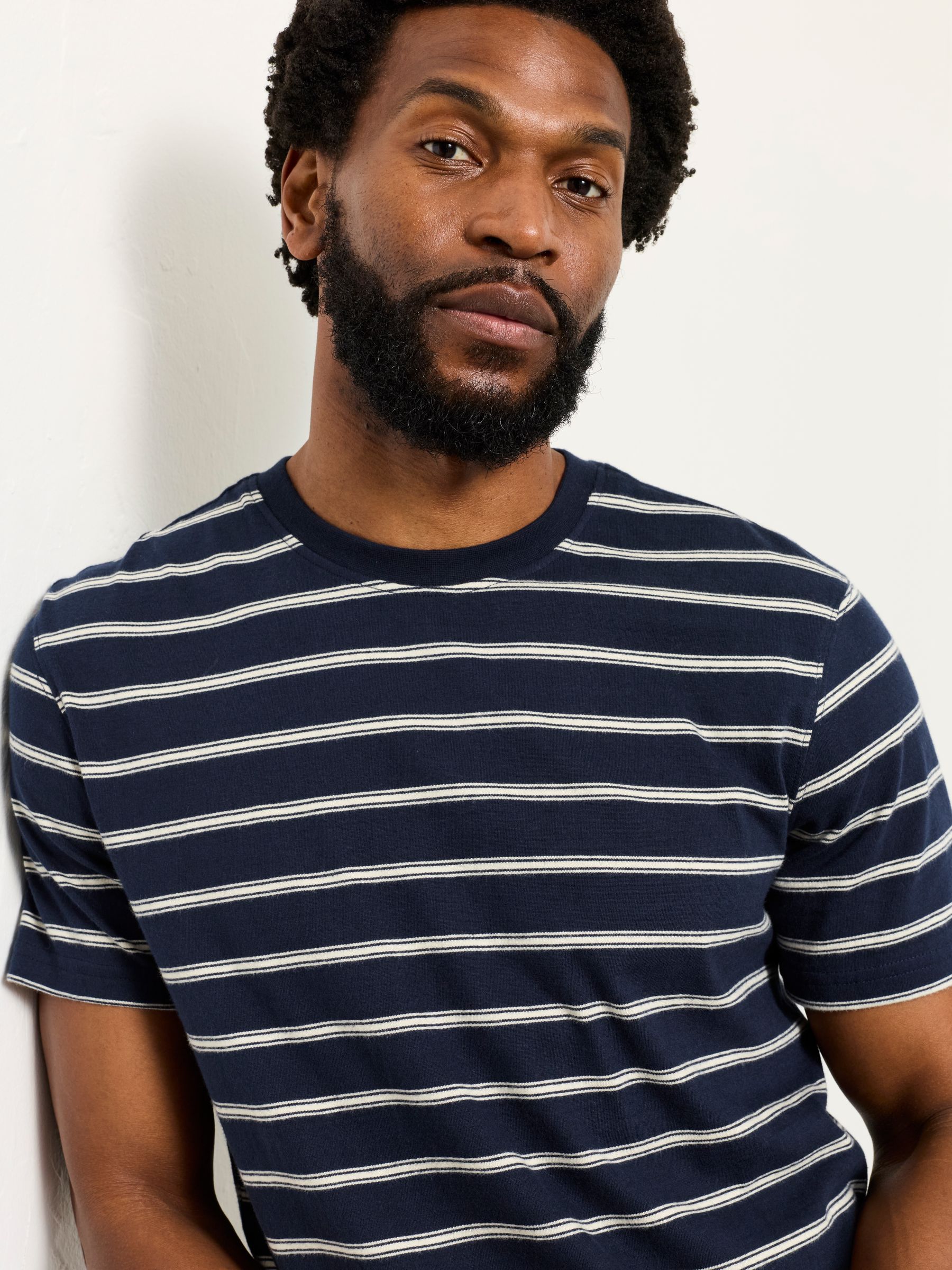 Blue Short Sleeve Stripe T-shirts 2 Pack - Image 6 of 7