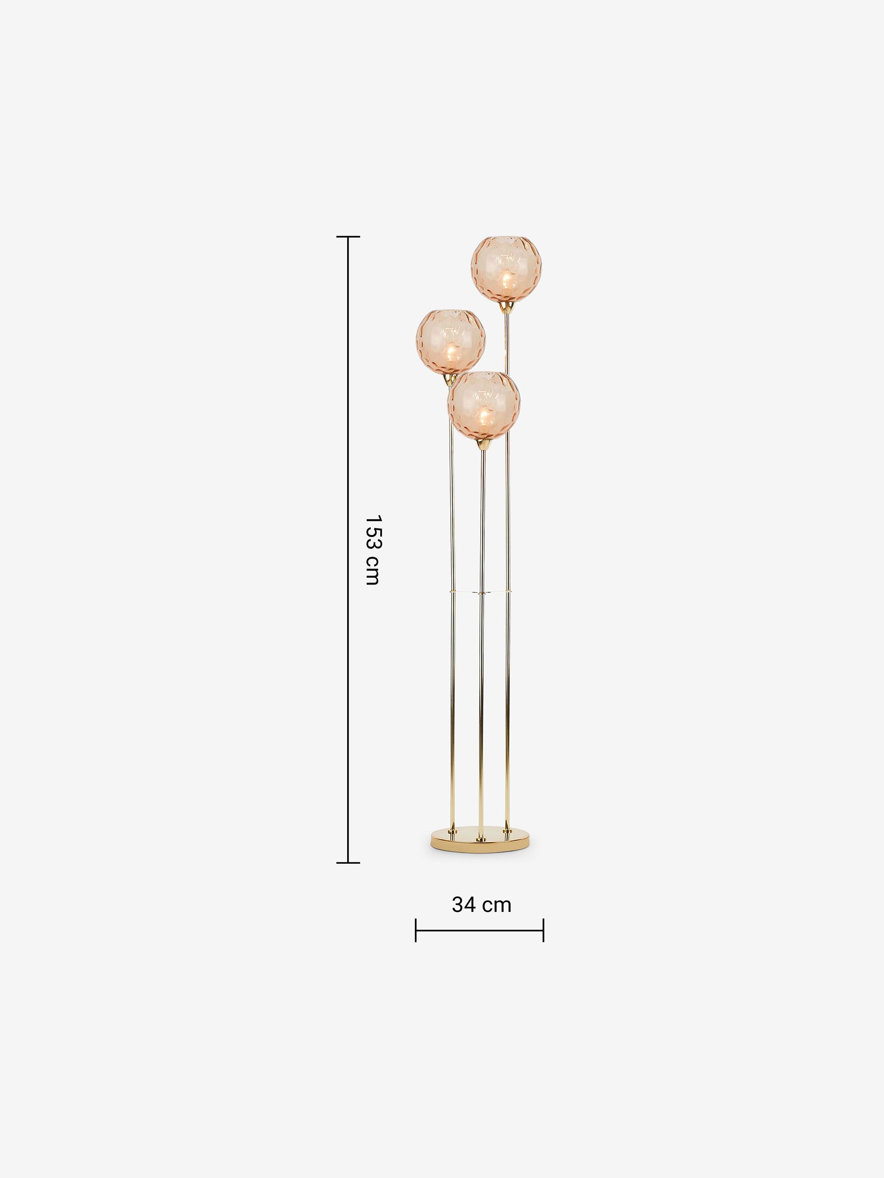 Pink Ilaria Floor Lamp - Image 2 of 3