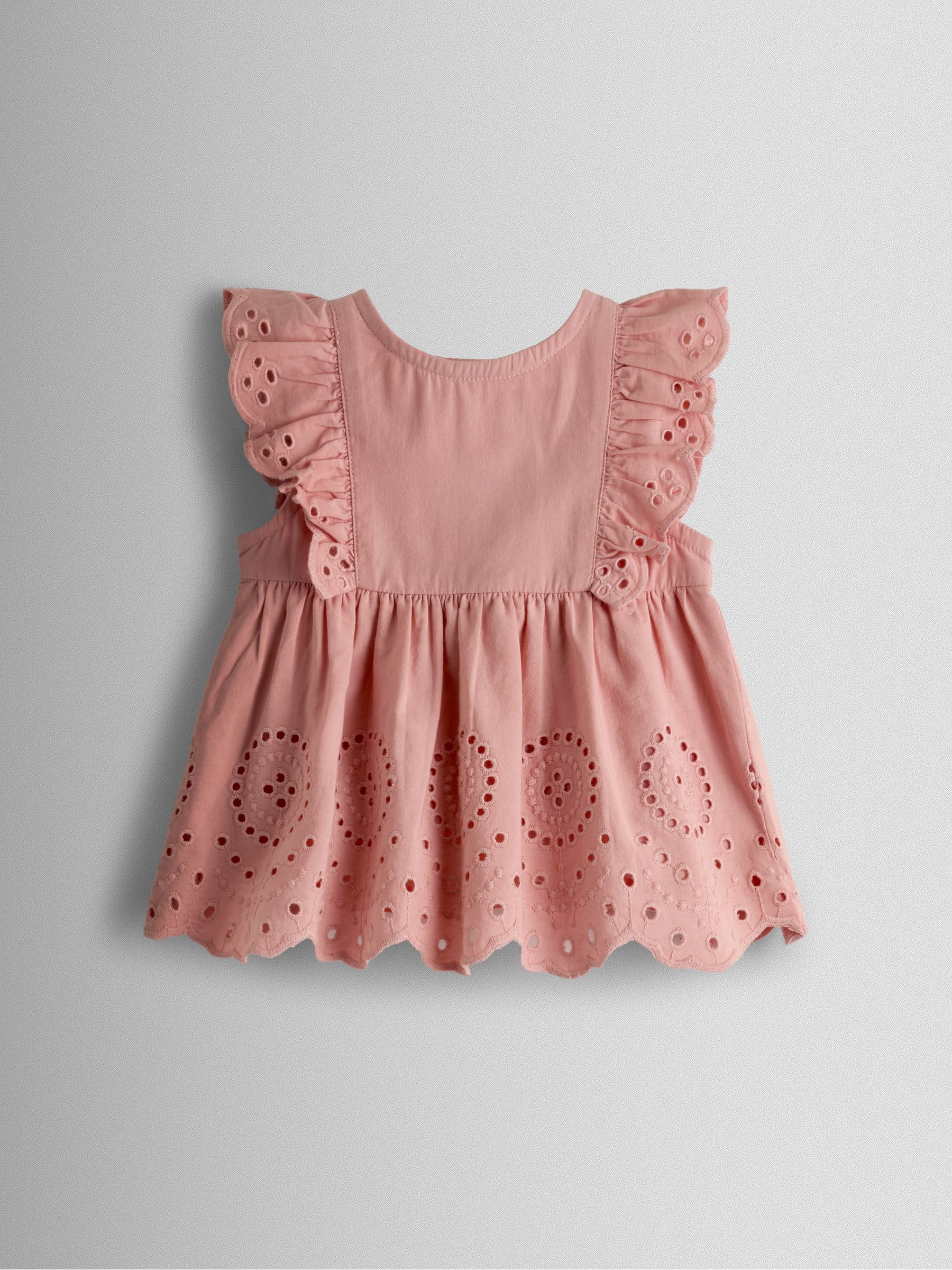 Pink Broderie Dress, Bloomers & Headband Set - Image 2 of 7