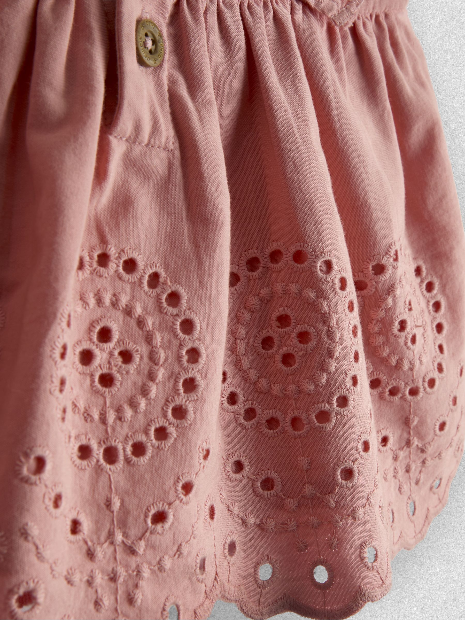 Pink Broderie Dress, Bloomers & Headband Set - Image 7 of 7