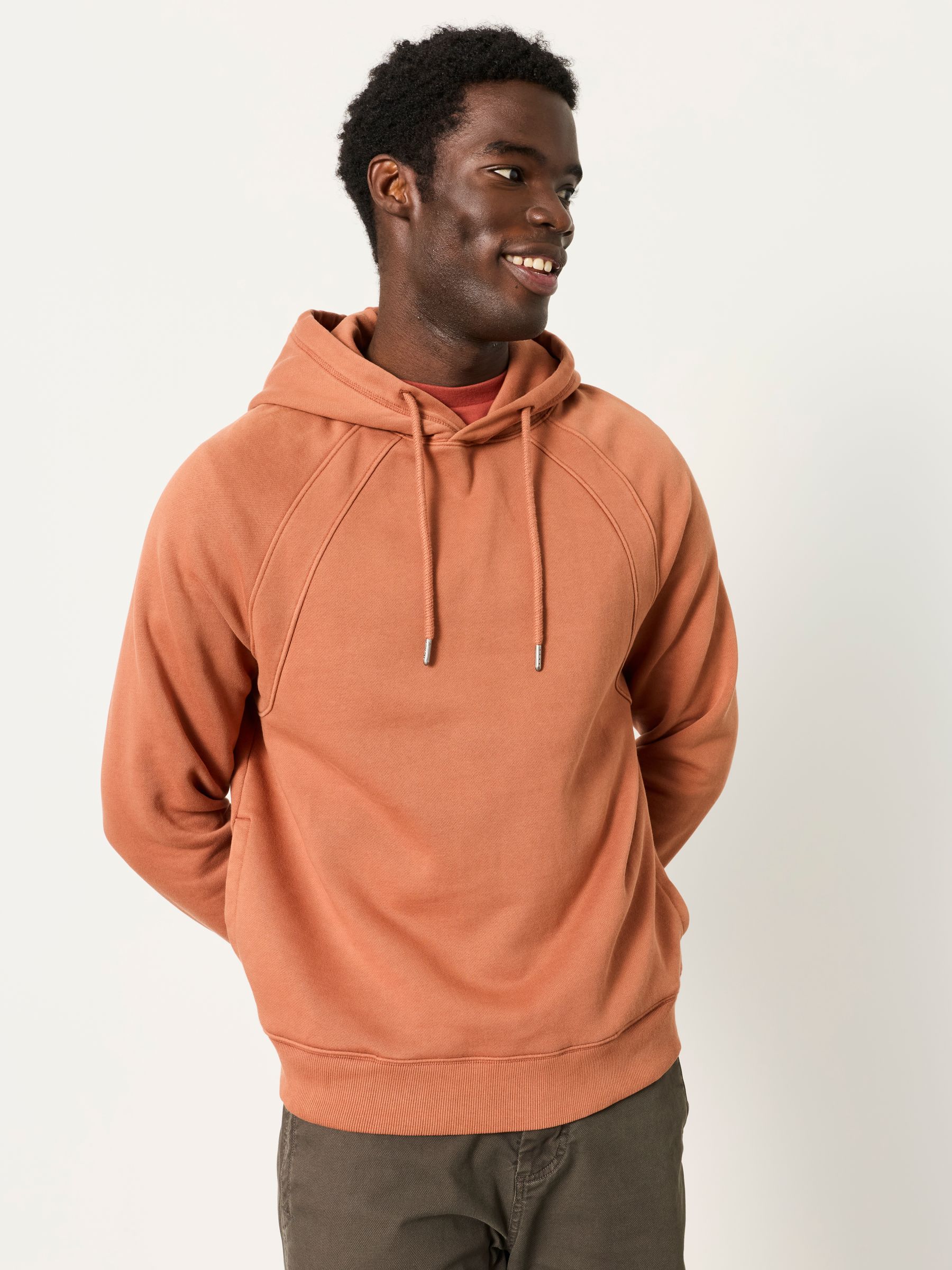 Brooke Terracotta Raglan Hoody - Image 1 of 6