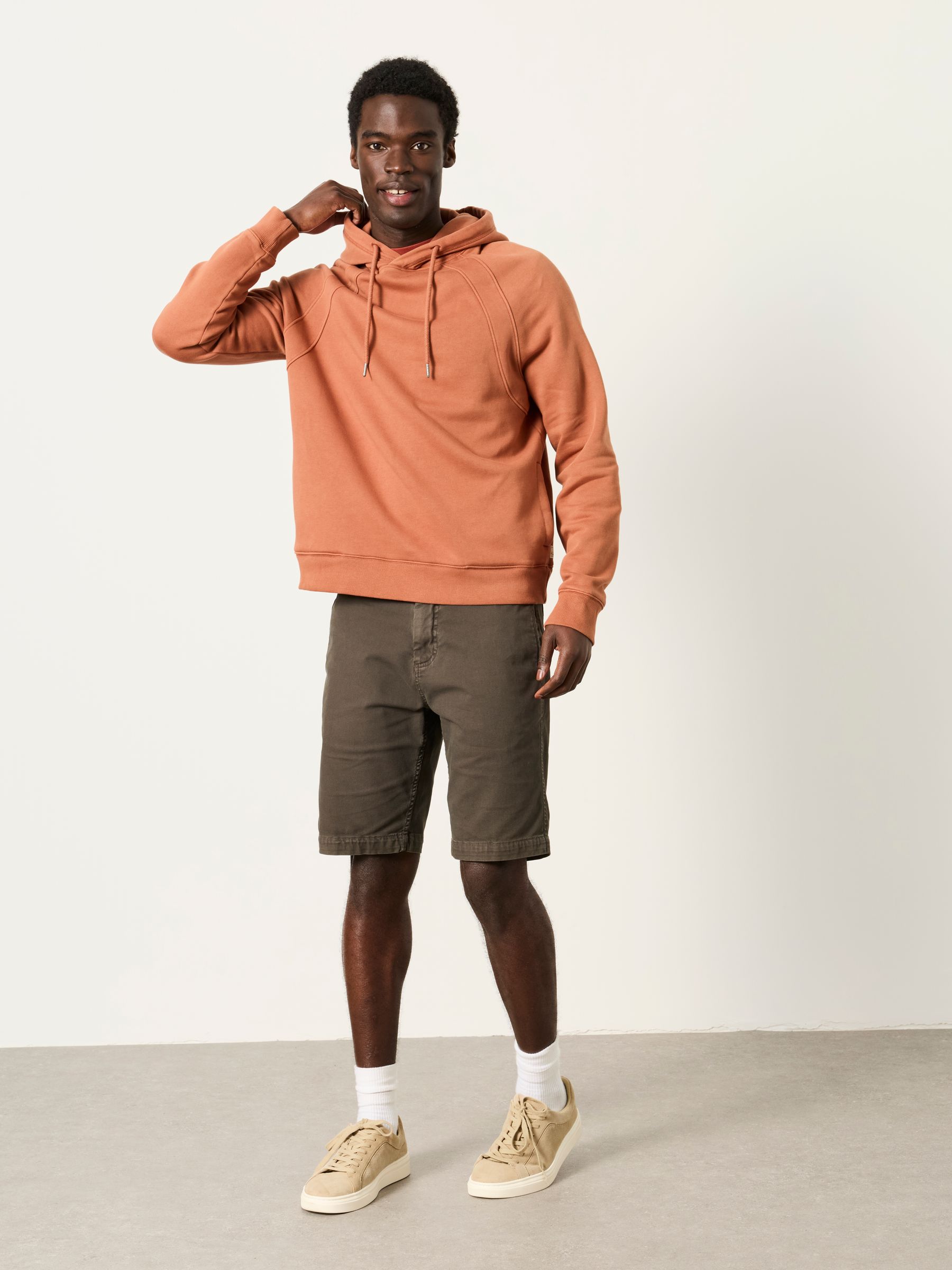 Brooke Terracotta Raglan Hoody - Image 5 of 6