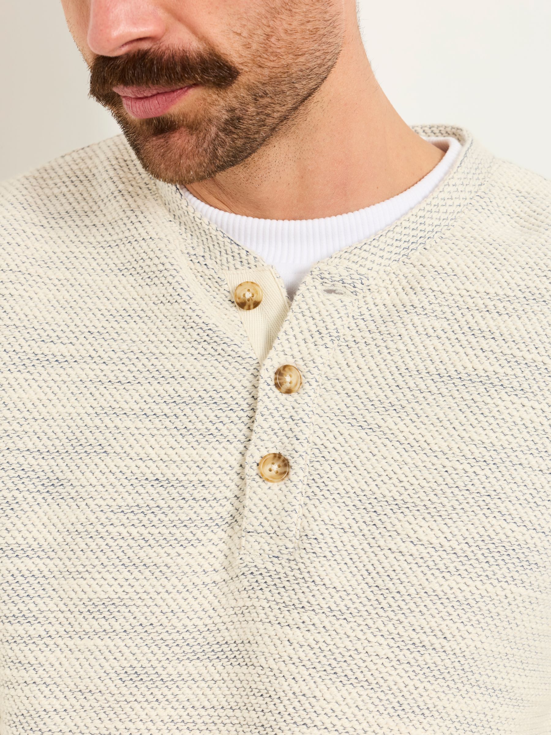 Oatmeal Woolacombe Henley - Image 5 of 7