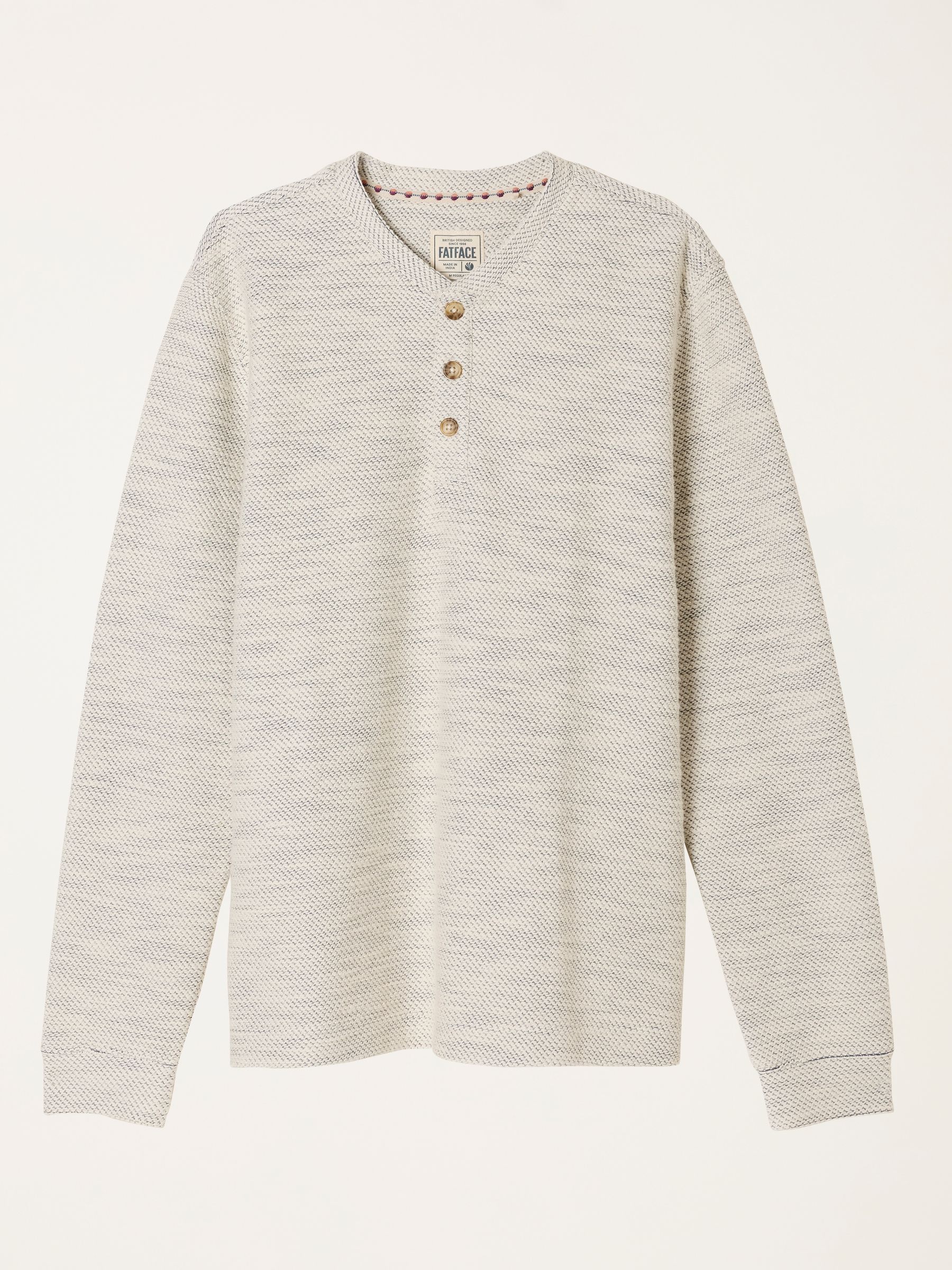 Oatmeal Woolacombe Henley - Image 7 of 7