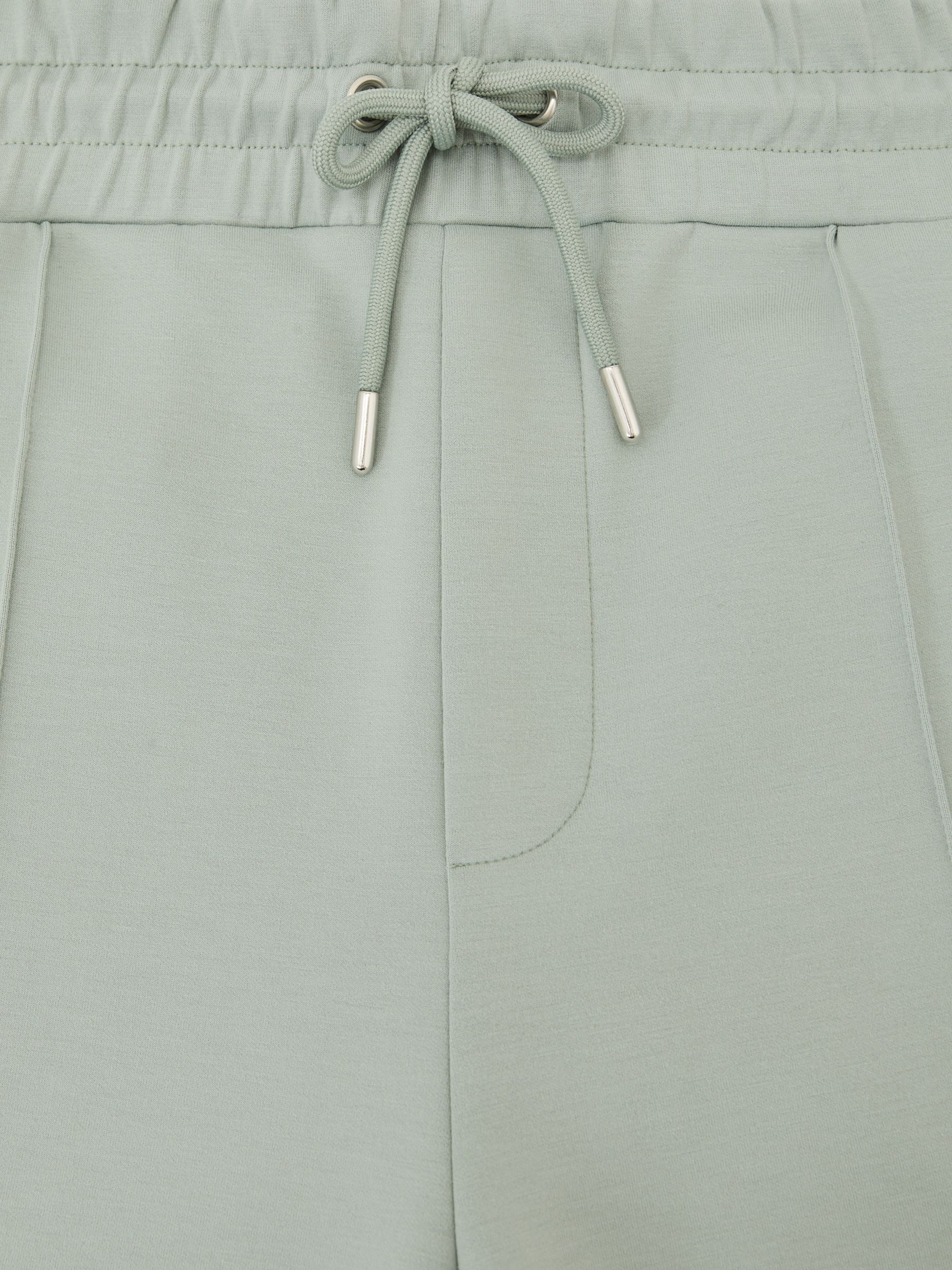 Stretch-Jersey Tailored Joggers in Mint Green - Image 6 of 6