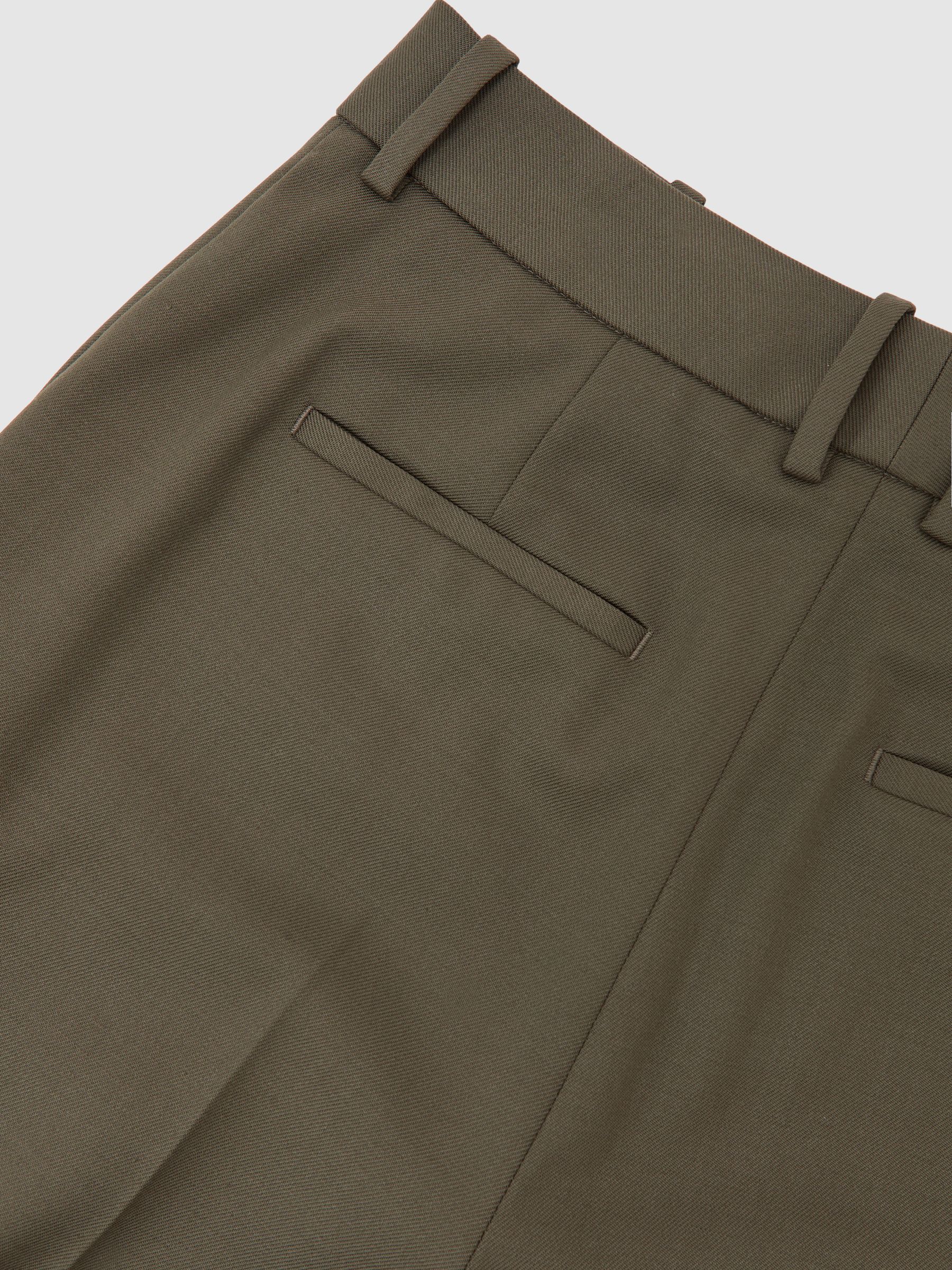 Petite Wide-Leg Suit Trousers in Green - image 4