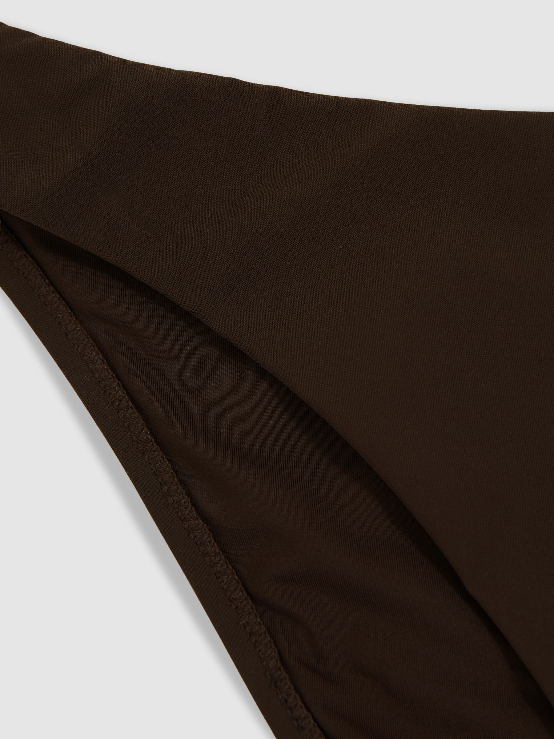 Fixed Side Bikini Bottoms in Chocolate - Image 6 of 6