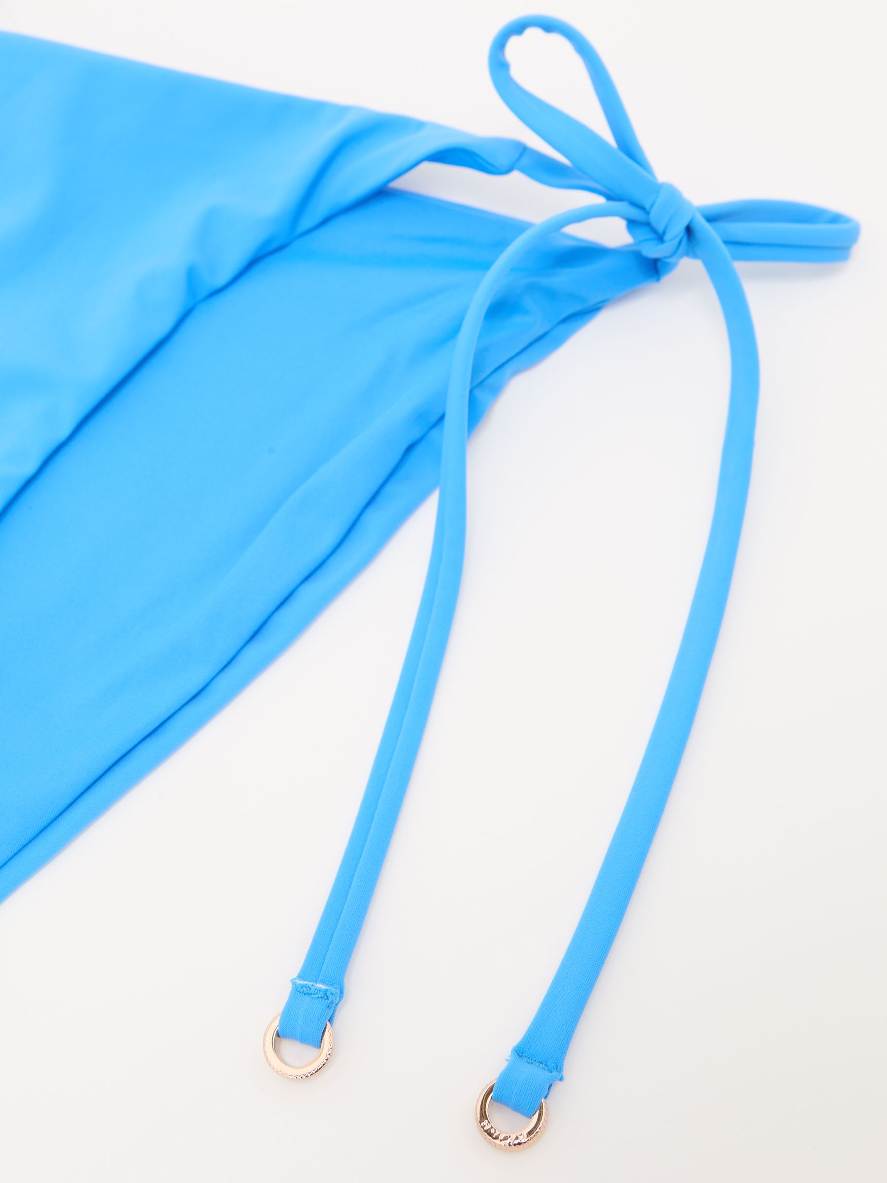 Side-Tie Bikini Bottoms in Blue - image 3