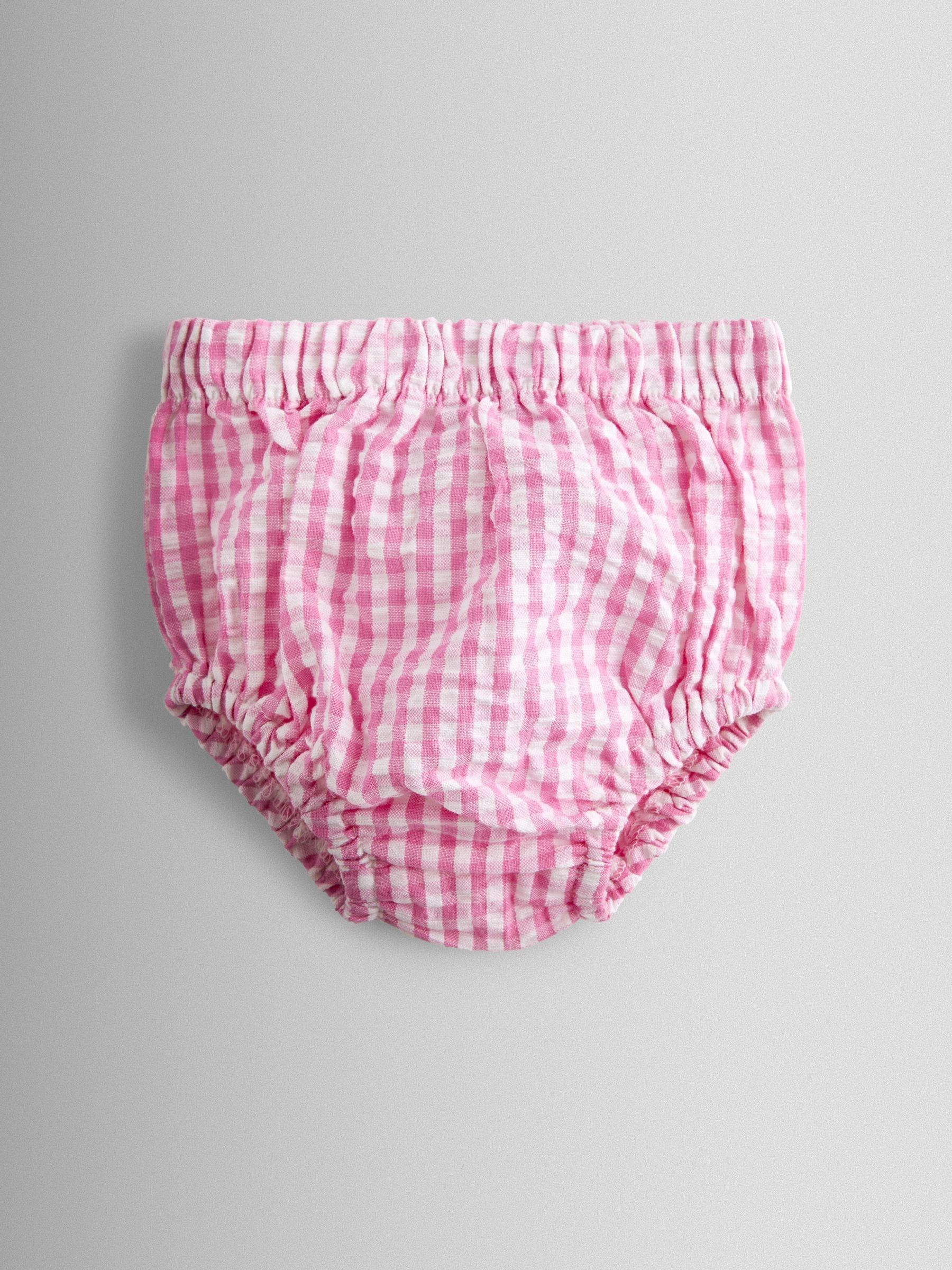 Pink Gingham Nautical Embroidered Sailor Baby Dress - Image 4 of 7