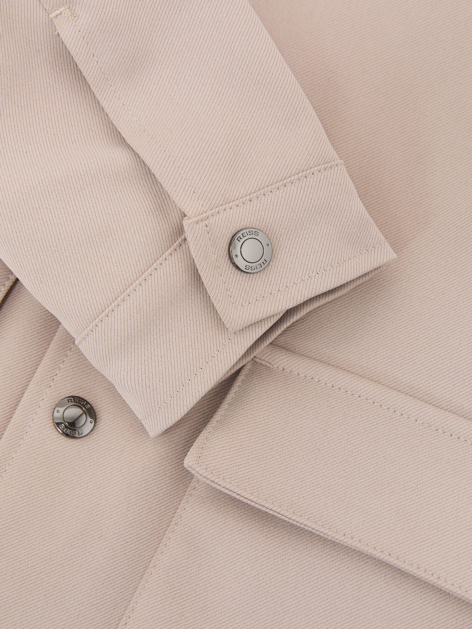 3-9 yrs Corduroy-Collar Chore Jacket in Stone - Image 5 of 5