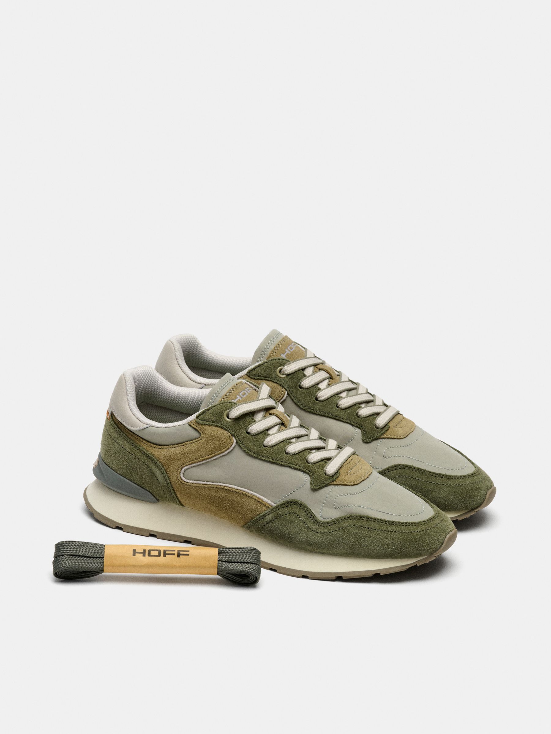 Khaki Green Hoff City Trainers - Image 7 of 7 Khaki Green Hoff City Trainers - Image 7 of 7