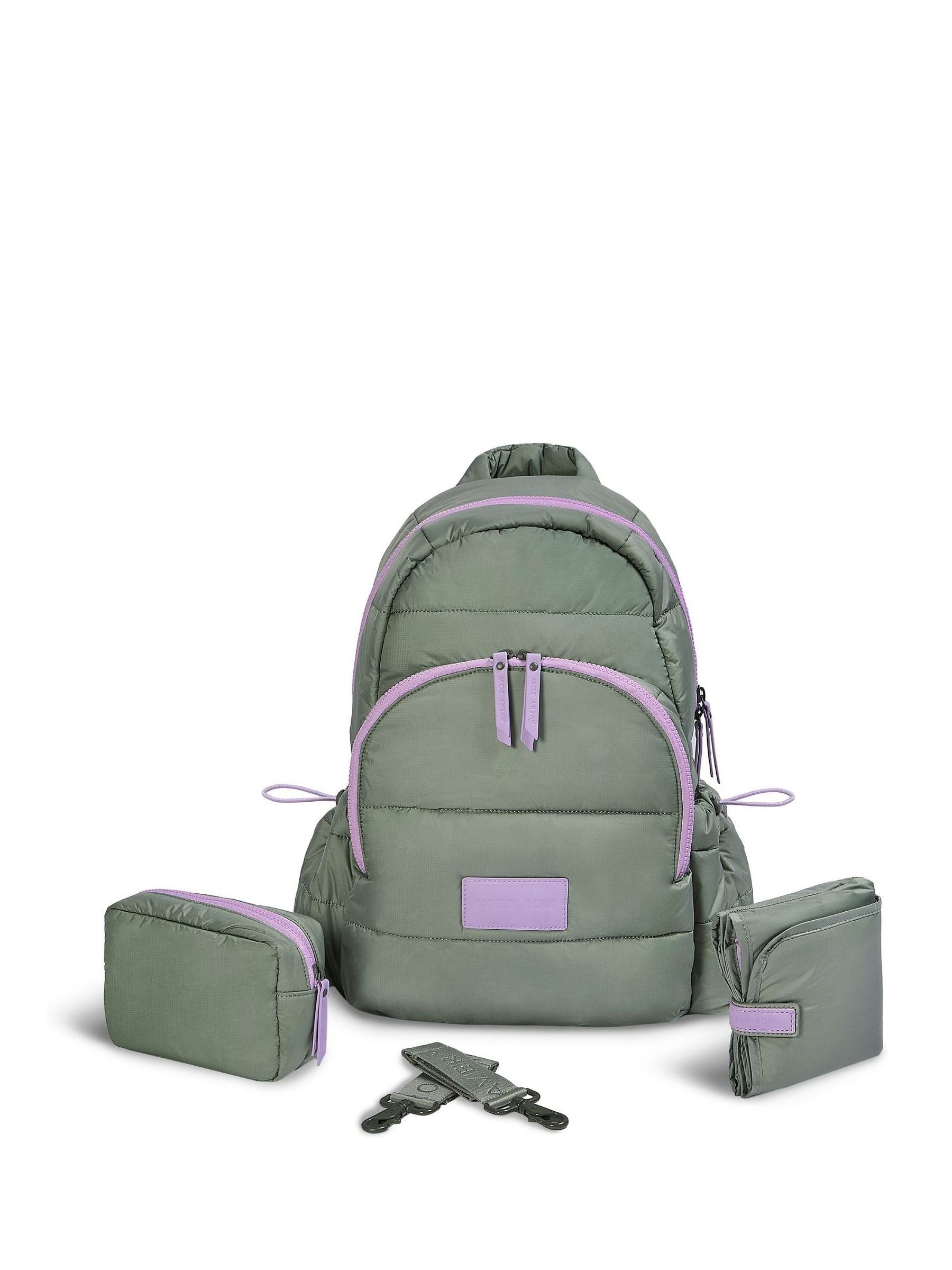 Olive Green Changing Backpack - Image 1 of 6