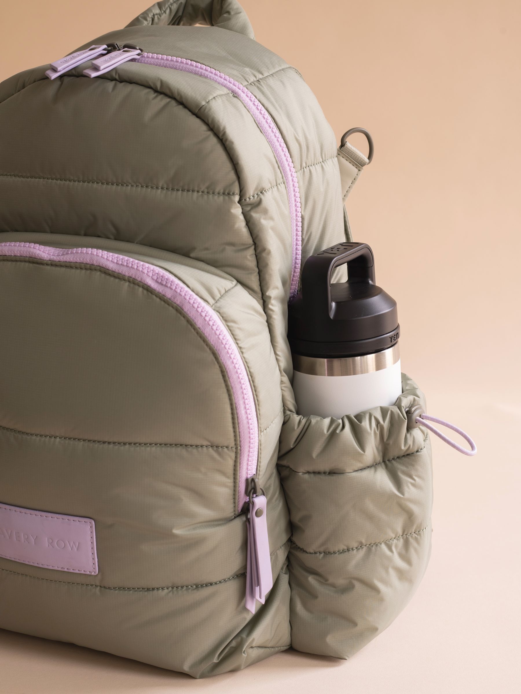 Olive Green Changing Backpack - Image 3 of 6