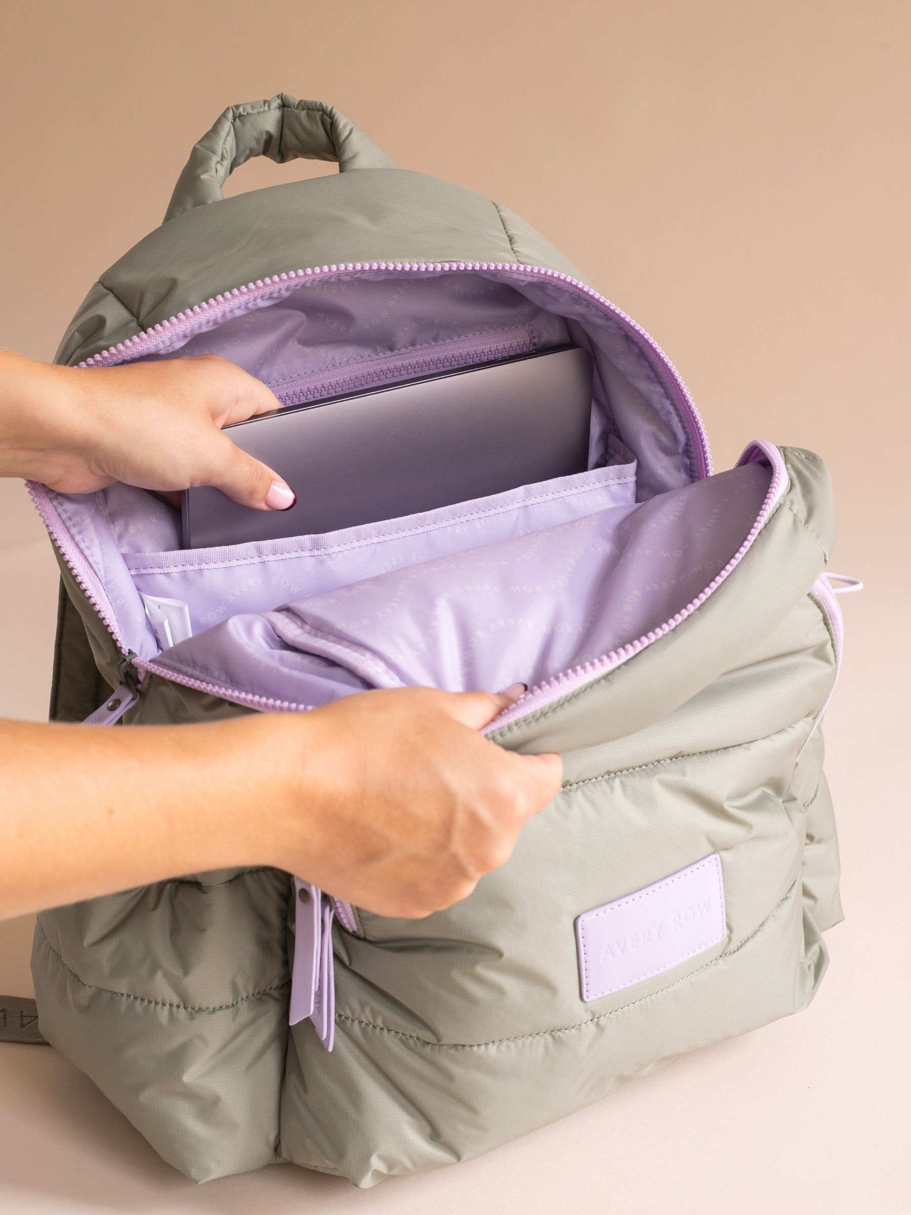 Olive Green Changing Backpack - Image 4 of 6