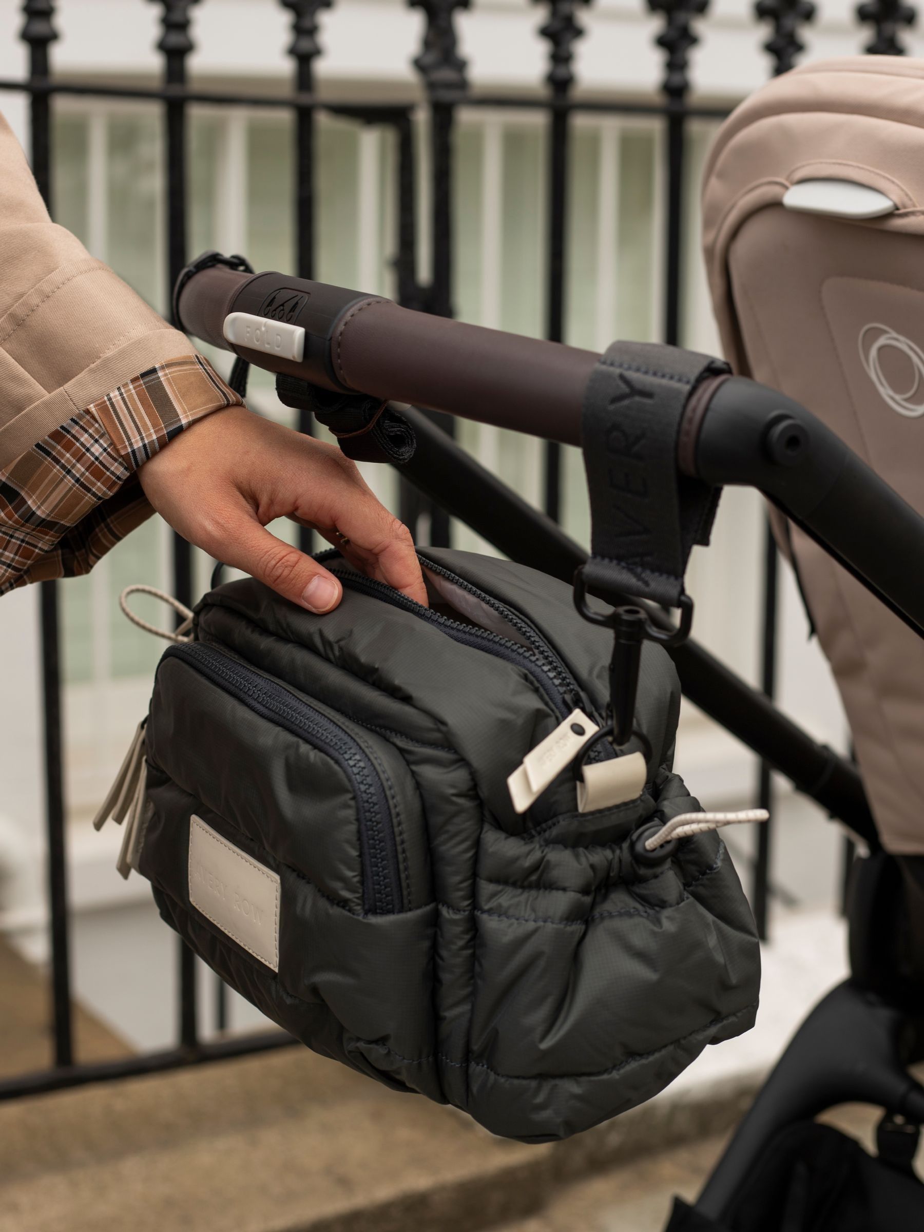 Soft Black Pram Organiser Bag - Image 4 of 6