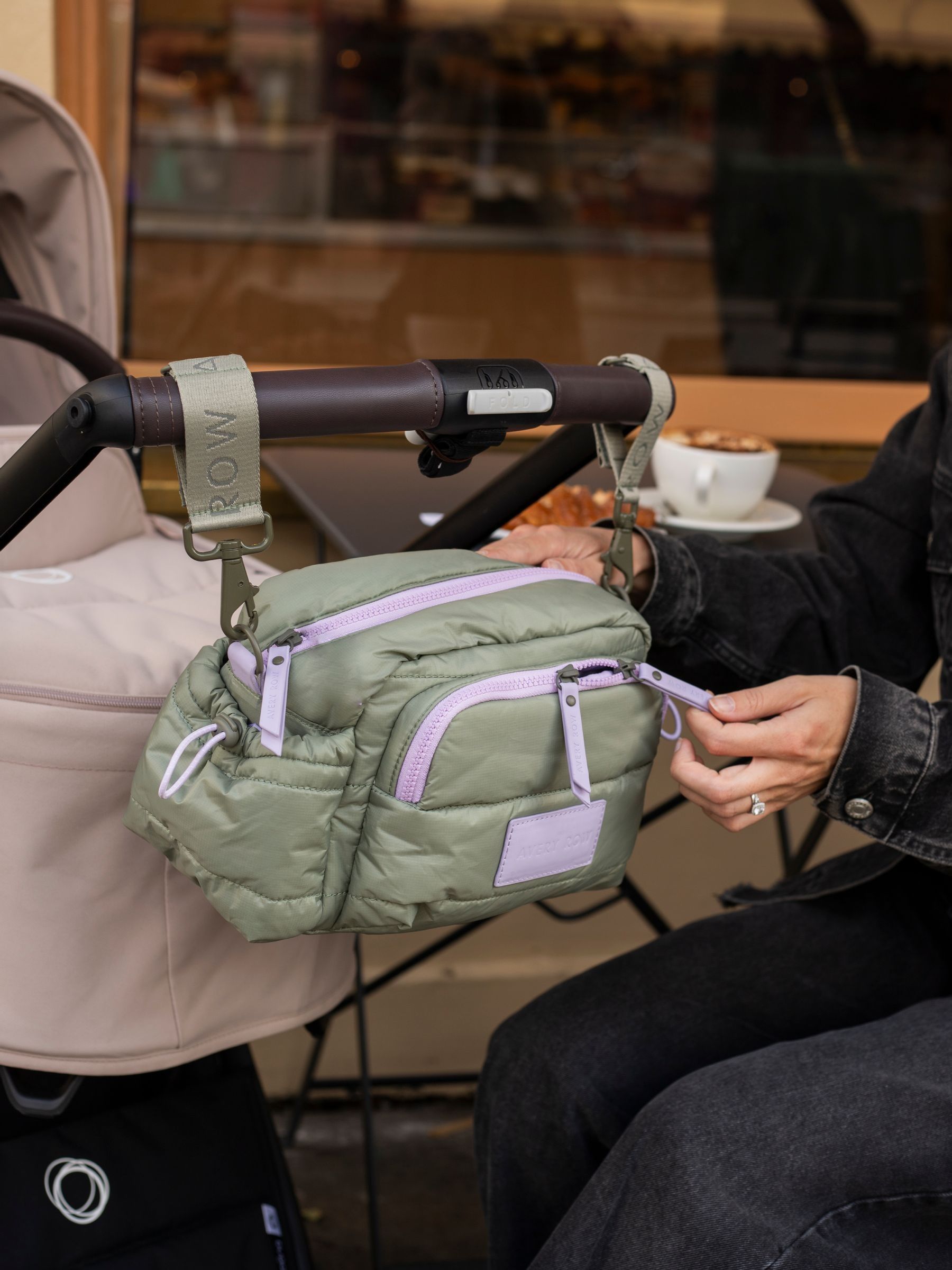 Olive Green Pram Organiser Bag - Image 5 of 6