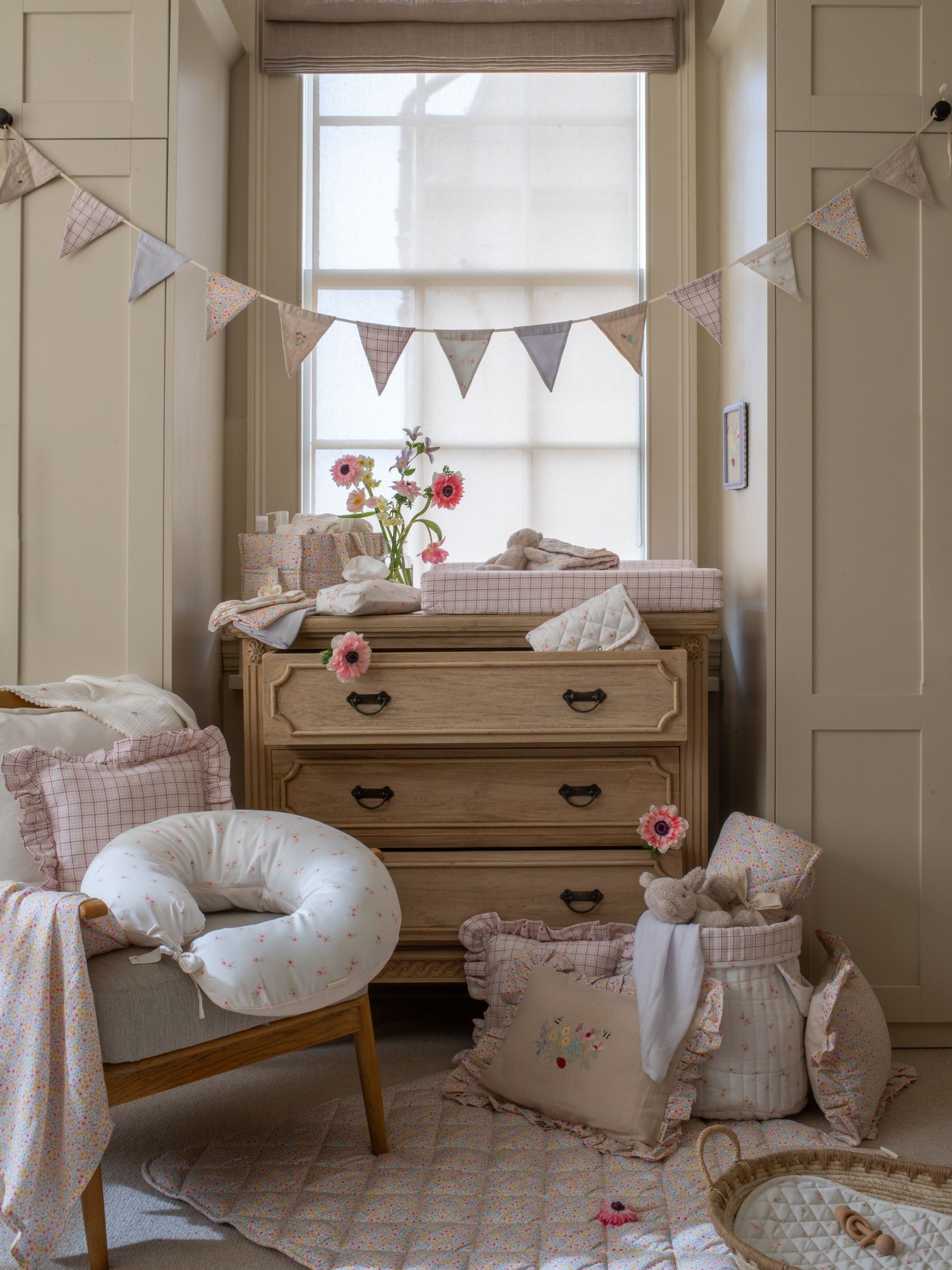 Pink Check Baby Changing Mat - Image 3 of 4